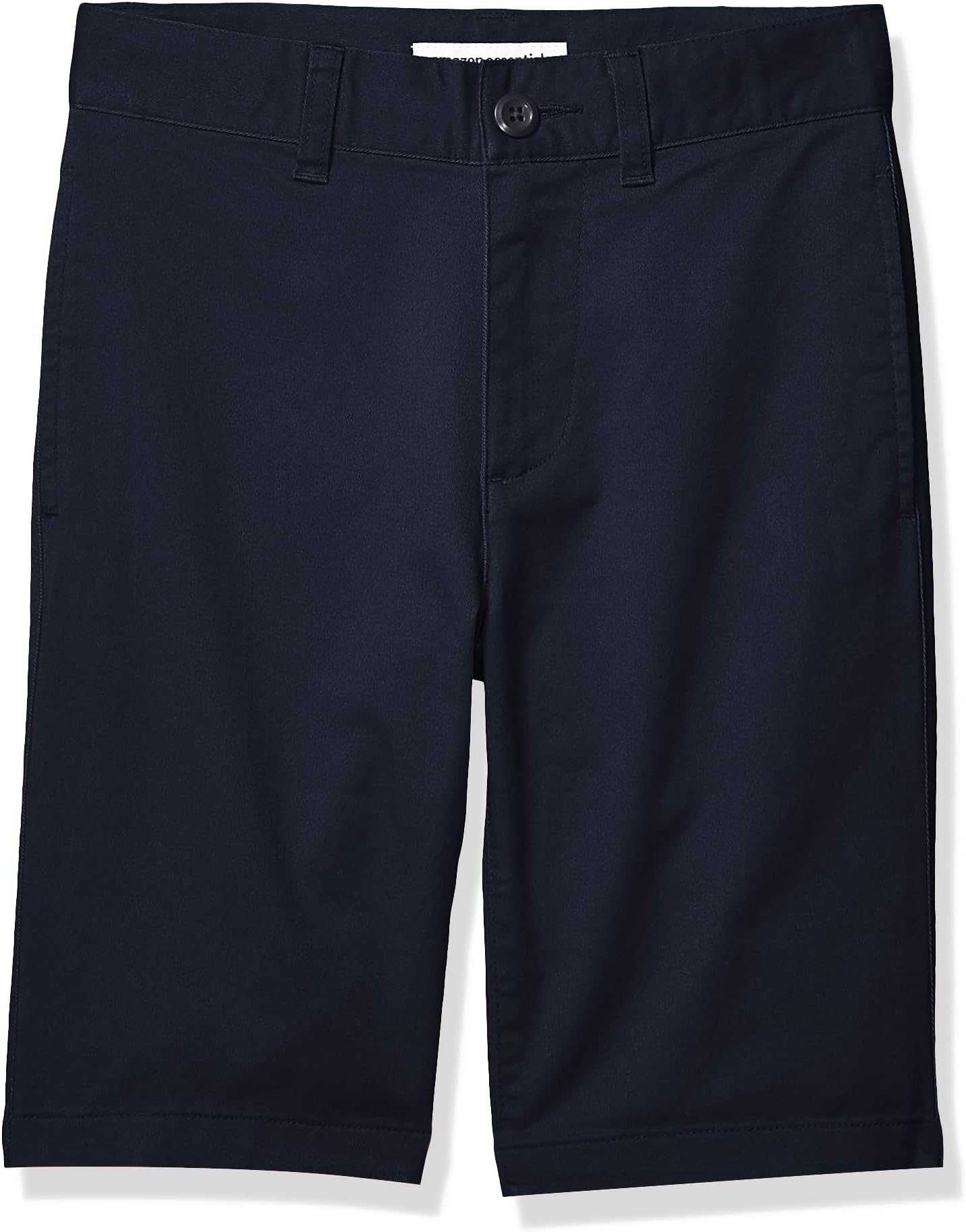 Boys' Big Woven Flat-Front Khaki Shorts