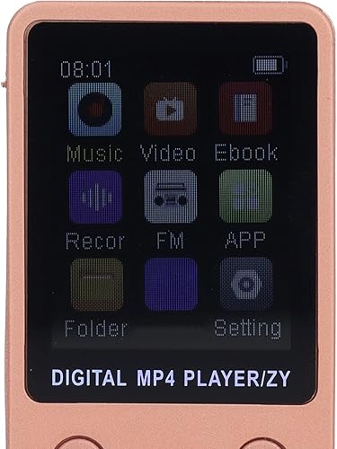 Miniatura 8 de Reproductor MP3 MP4 de 32 GB, reproductor de música con Bluetooth 5.0, pantalla LCD de 1.8, con altavoz de video FM, libro electrónico, visor de
