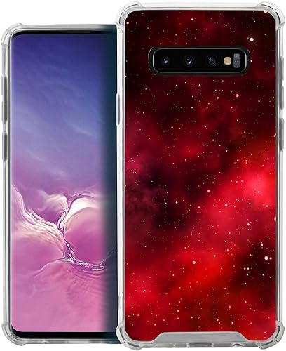 Miniatura 30 de CasesOnDeck - Funda compatible con Samsung Galaxy S10+ | S10 Plus 6.4 pulgadas] S10+ Funda delgada, transparente y flexible de TPU con protección en