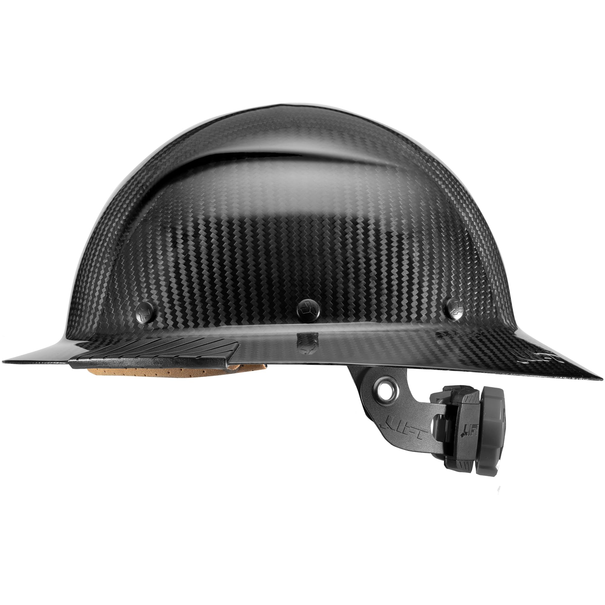 LIFT Safety Dax Carbon Fiber Hard Hat by Lift, black, carbon fiber, LIFT - HDC-15KG - SHINY BLACK CARBON FIB