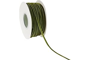 Mayreel 1/8" Moss Green Velvet Ribbon: Grace for All Occasions