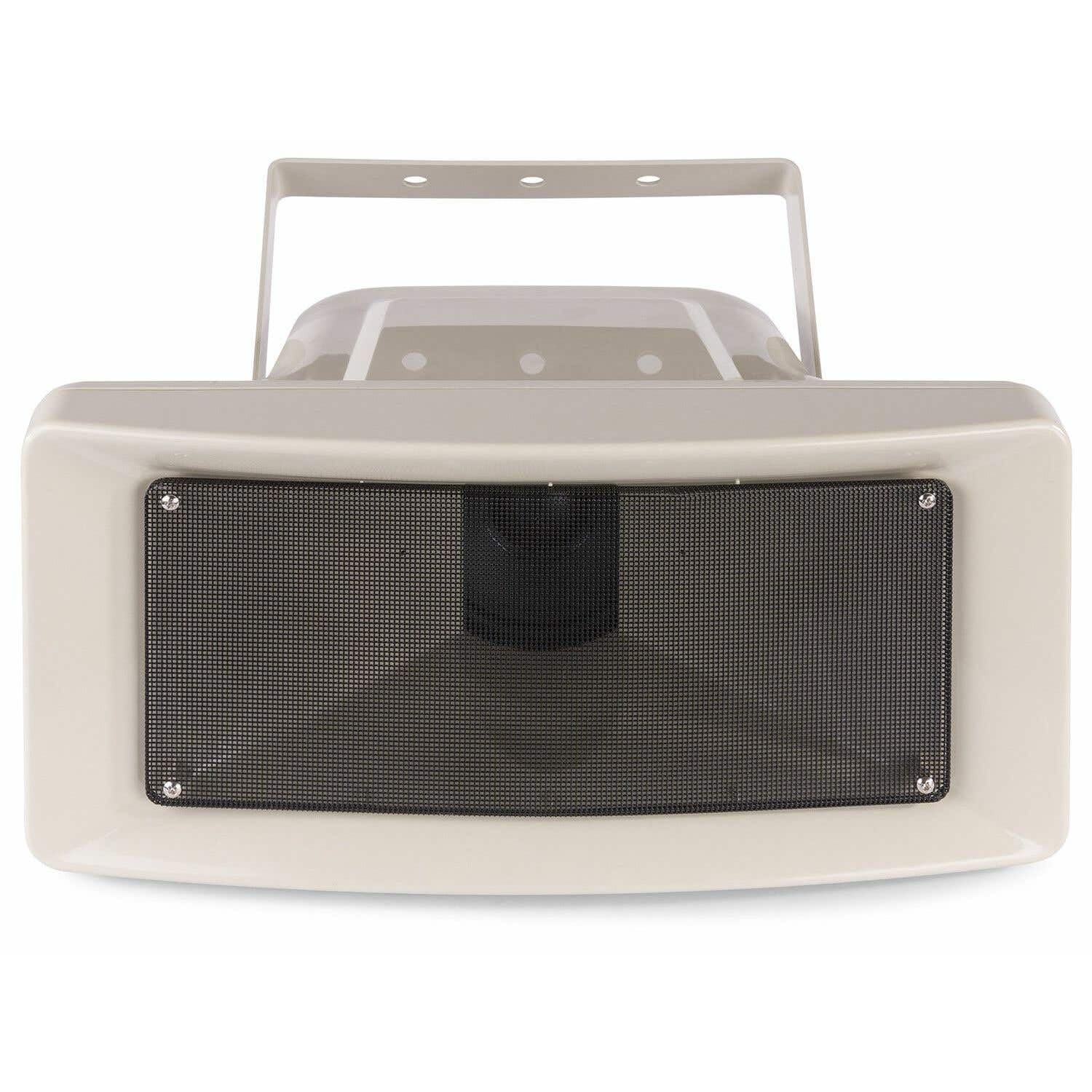 Power Dynamics PBA120 – Pack de 14 Altavoces 100V HS30M IP66 con Amplificador Bluetooth 120W USB FM cableado Profesional y Conexiones RCA para megafonia Exterior e Interior, Color Gris