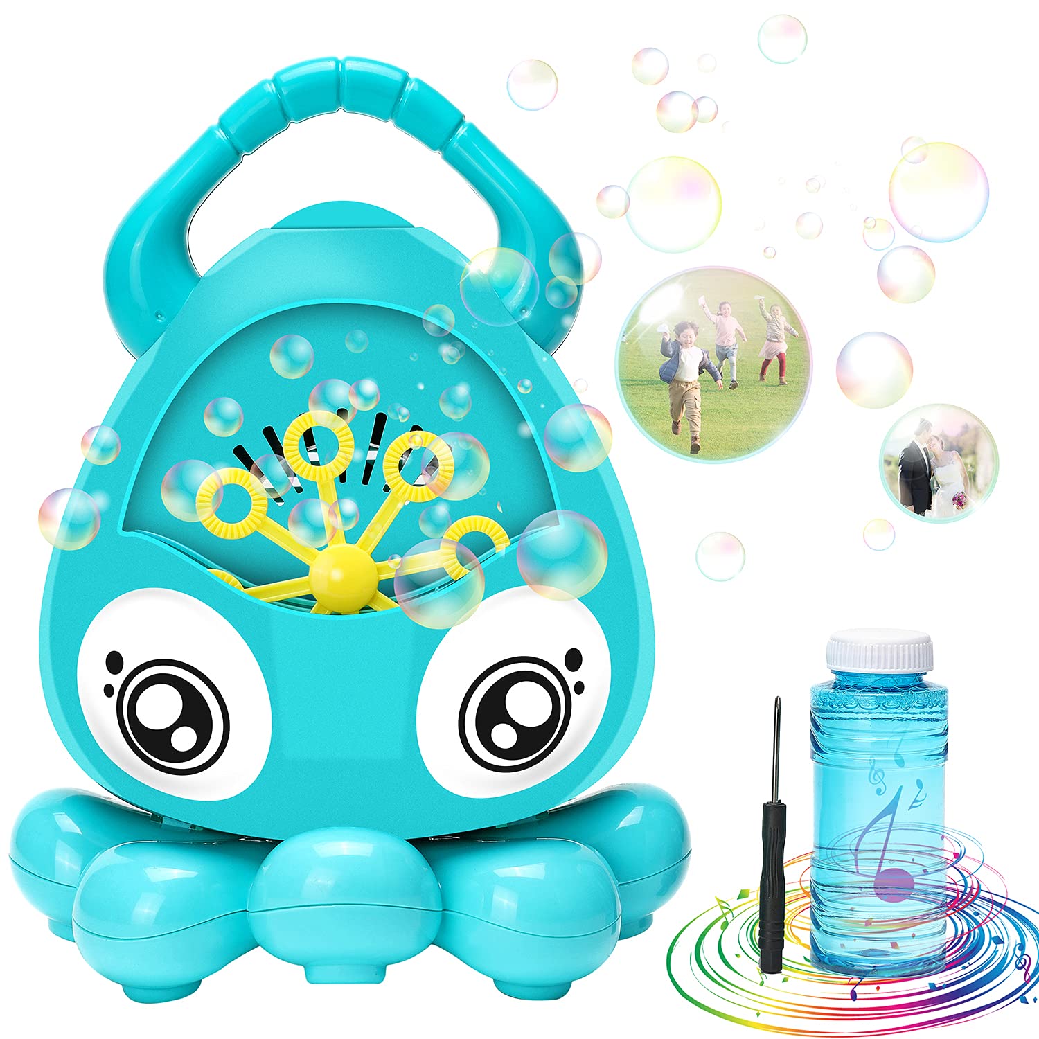 Buy PARAWEYSE Bubble Machine,Automatic Bubble Blower,Portable Music Bubble Machine for Toddlers
