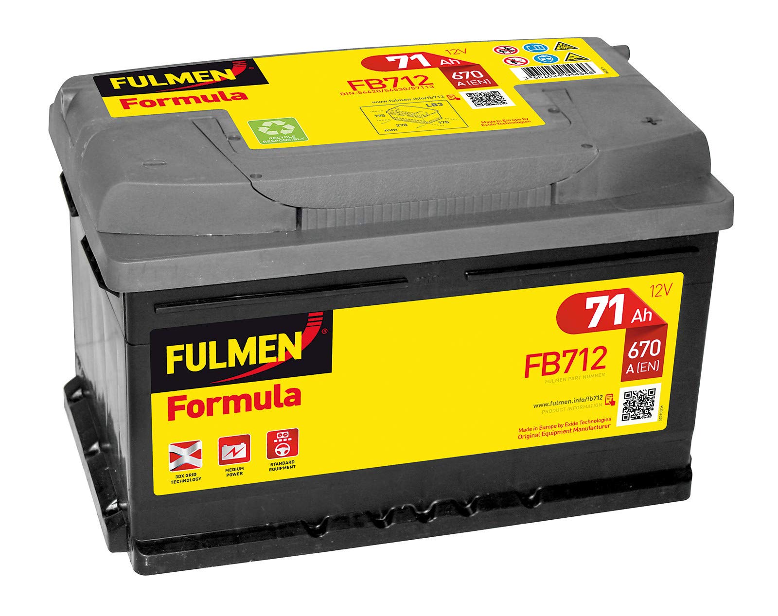 Lampa exfb712 Batterie