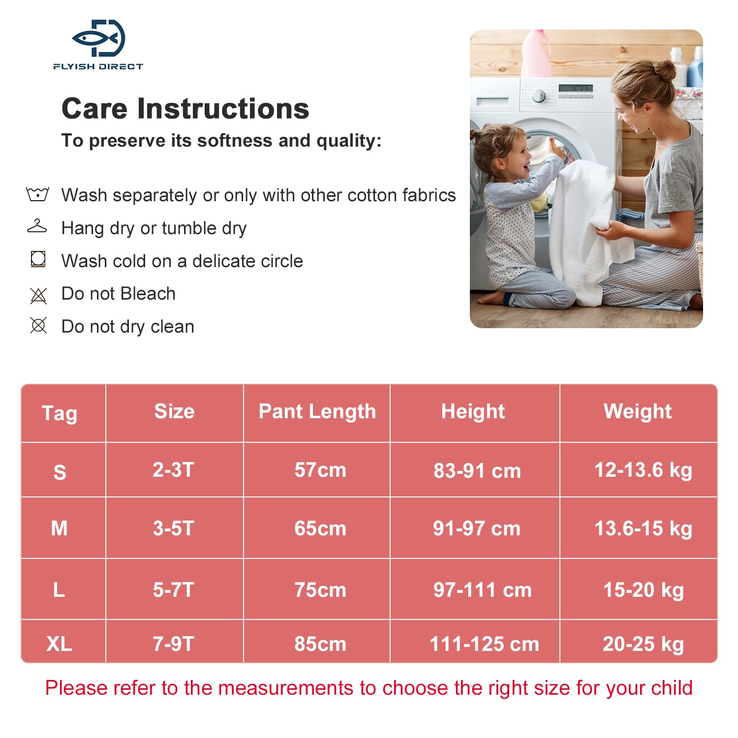 FLYISH DIRECT Calzones de Entrenamiento Niño Reutilizables, Pantalones de Entrenamiento Niño, Braguitas de Entrenamiento Algodón, 2 Piezas, Fresa, 2-3 Años, S