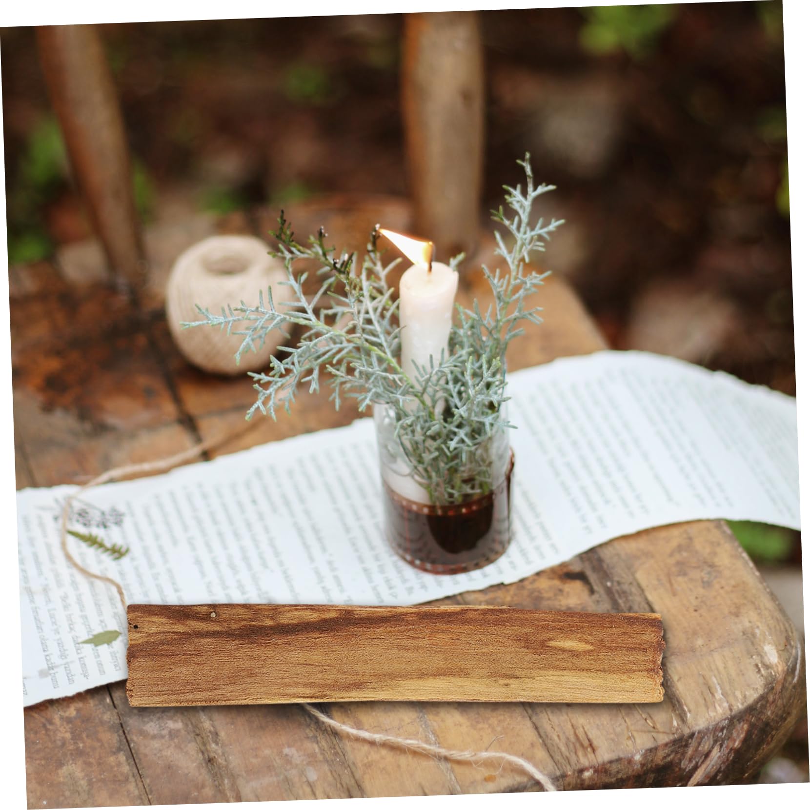 GLEAVI 5 Set Legno Di Incenso Boschi Aroma Cedro Bastoni Sandalo Profumato Naturale Macchia Bastoncini Di Sbavatura Bastoncini Profumati Del Bruciatore Di Legno 3 Pezzi*5