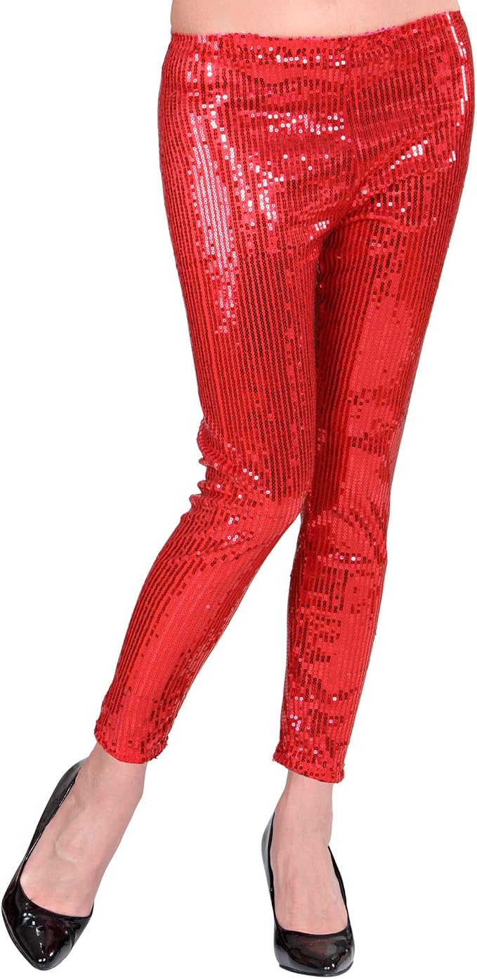 WIDMANN- Leggings in Paillettes Rossi Calze da Donna, Multicolore, (L),  0300L : Amazon.it: Abbigliamento