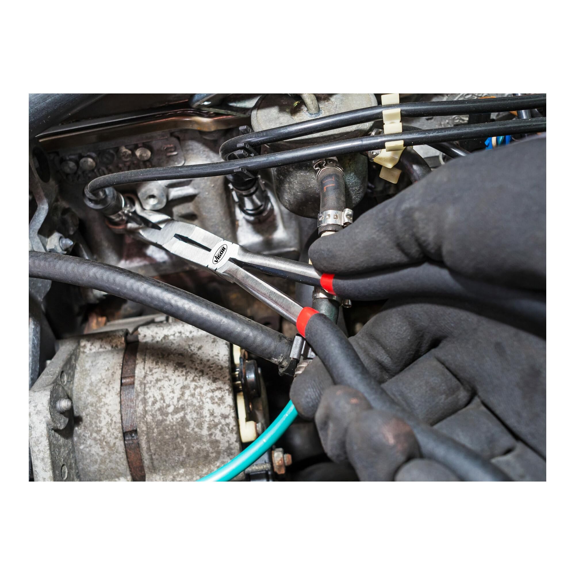 Vigor Alicate para bujías con doble articulación, V5494