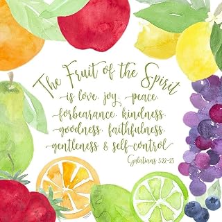 ArtDirect Fruit of the Spirit I-Fruit Unframed Art Print Giclee Poster by Reed, Tara - Ready for Framing with Customization Sizes 8x8, 11x11, 16x16, 24x24, 36x36, and 48x48 Inches