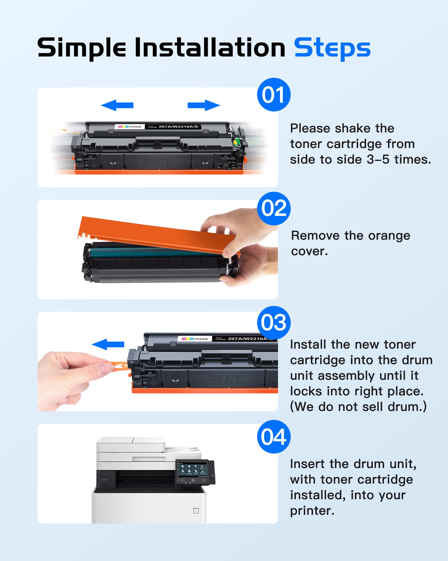 Gpc Image Kompatibel mit HP Color LaserJet Pro MFP M283fdw Toner – Bild 7
