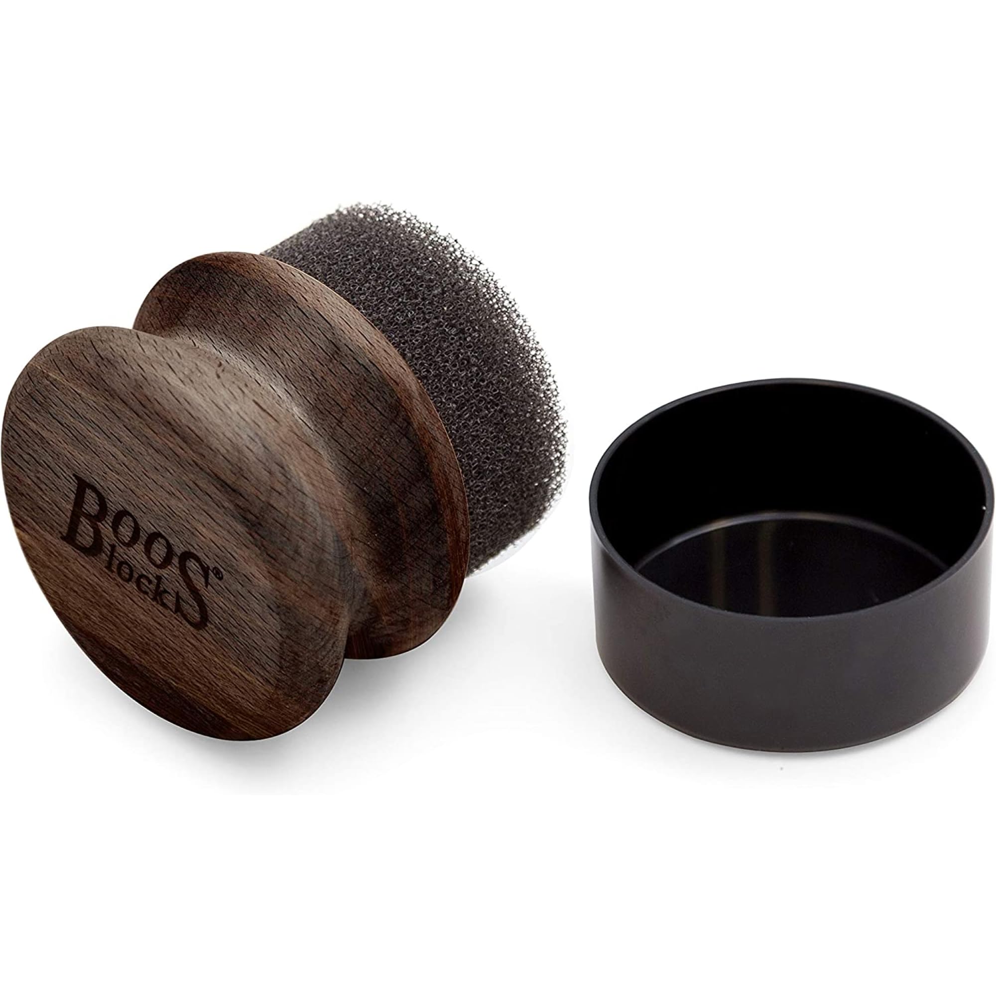 Boos Block Chopping Board Oil & Cream Applicator Walnut - Apply Mineral Oil for Chopping Boards - Wax Applicator - Butchers Block Brush, 2.5x2.5x2.5