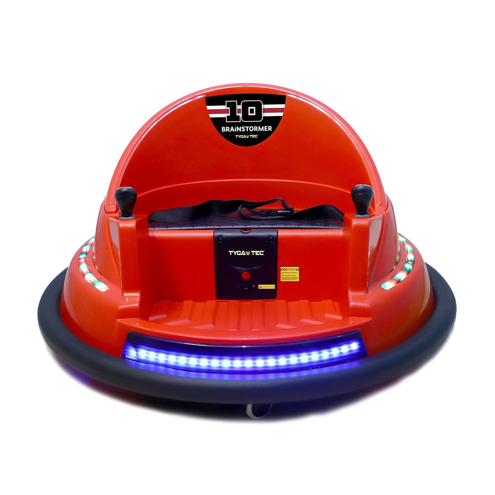 TYGATEC Bumping Race Car - 6V Kids Toy Electric Ride On Bumper Car Vehicle with Remote Control, Baby Car with LED Lights & 360 Degree Spin, 2 Driving Modes (Red) (B0B2RZX6XG) Amazon Price History, Amazon Price Tracker