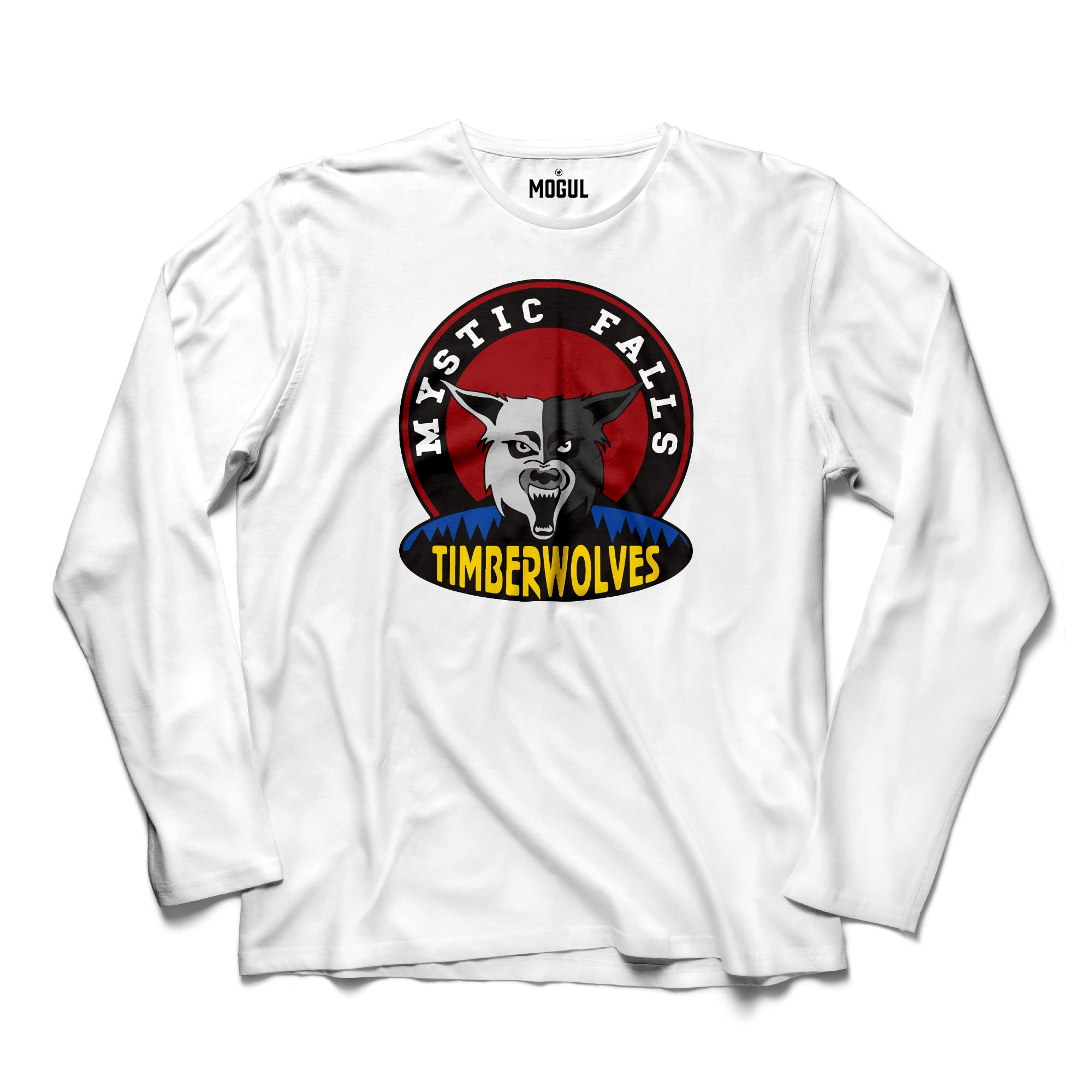 MOGULVampire Diaries Ripper Drink Stefan Unisex Cotton Crewneck Full Sleeves Tee