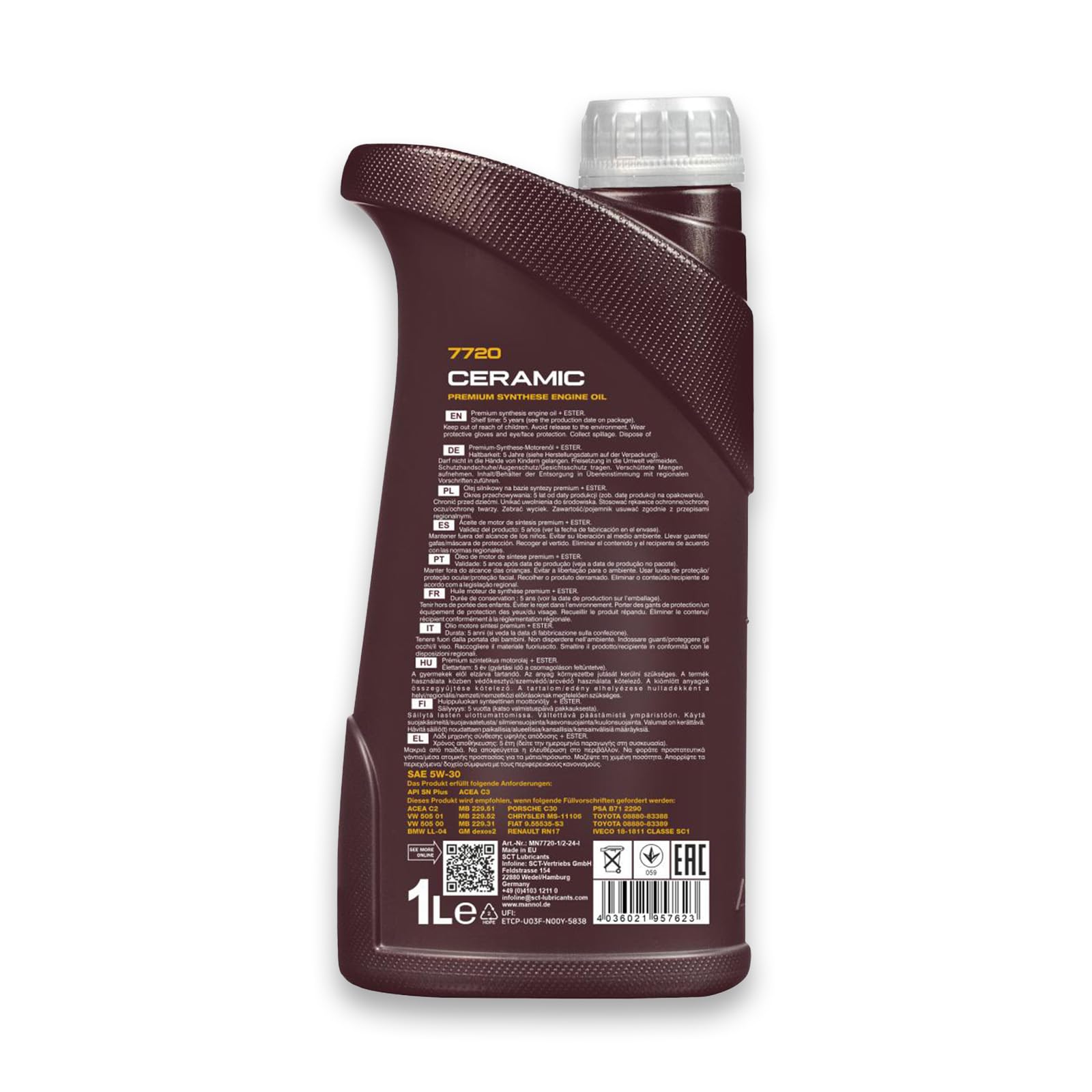6L MANNOL Ceramic 5W-30 Motoröl
