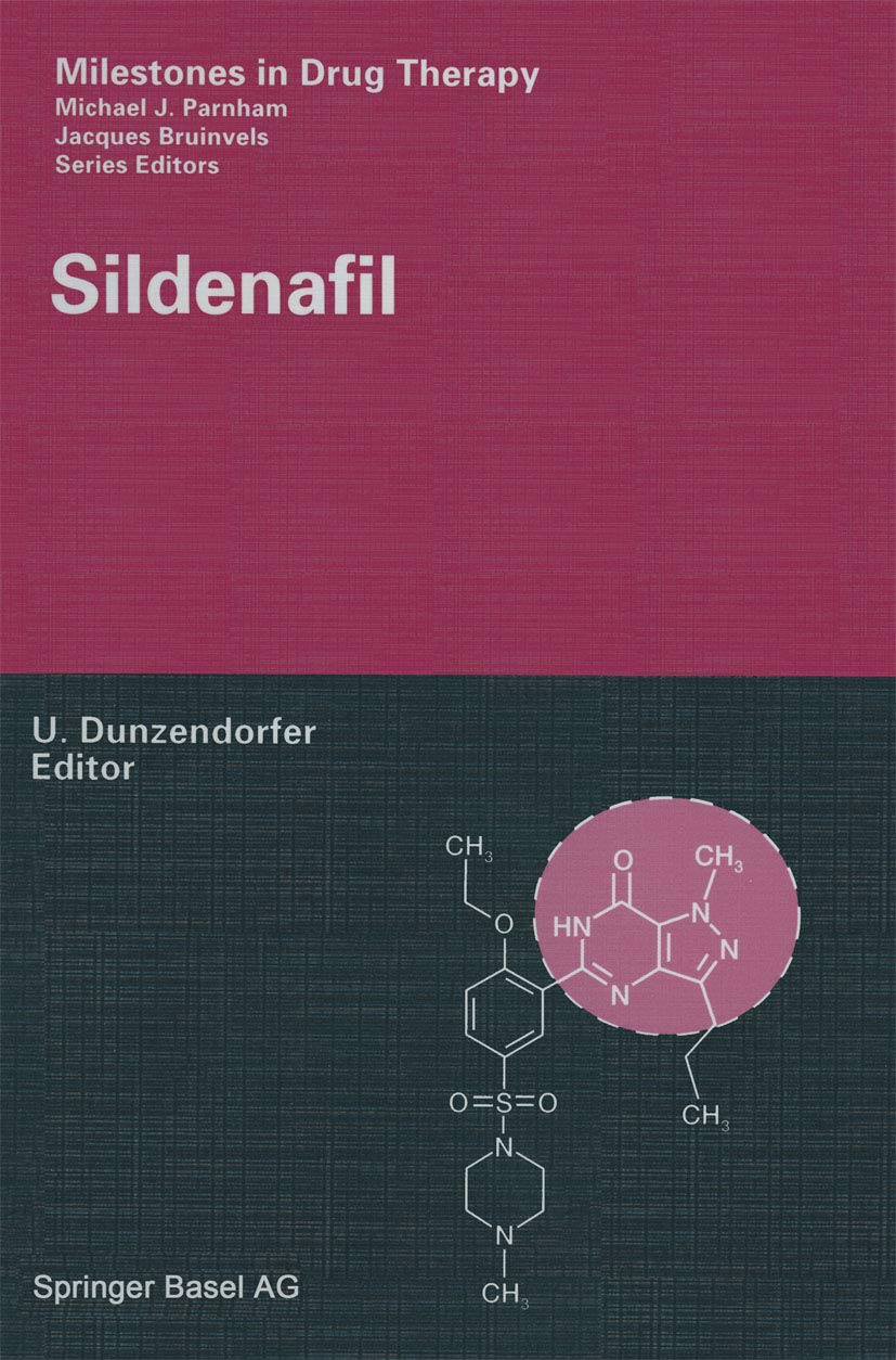 Sildenafil Milestones in Drug Therapy livre en anglais sur l'histoire de la pharmacologie