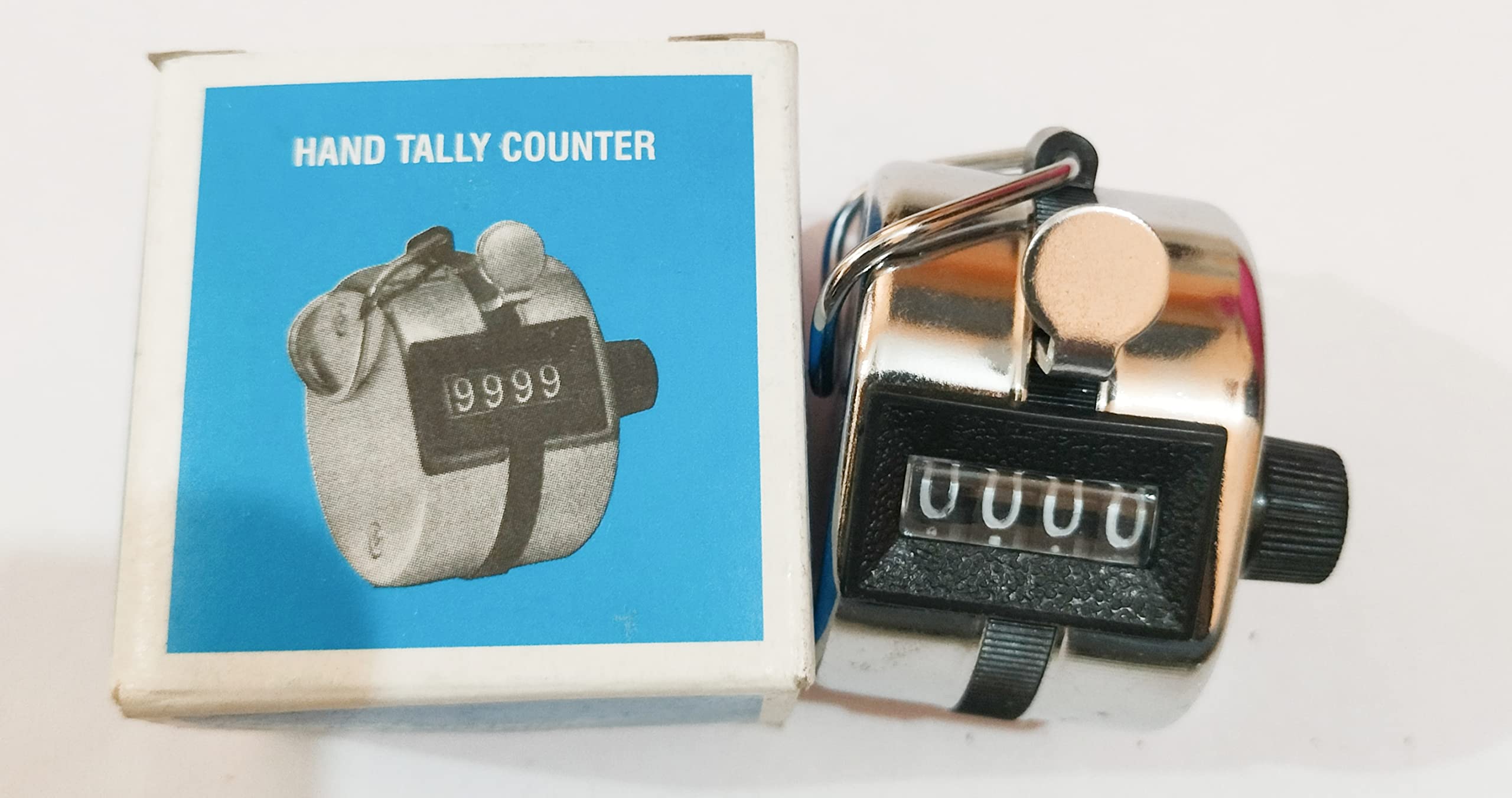 Money Vastu Fengshui Stone Gift Product Collection Hand held Tally Counter with 4 Digit by fine Creations