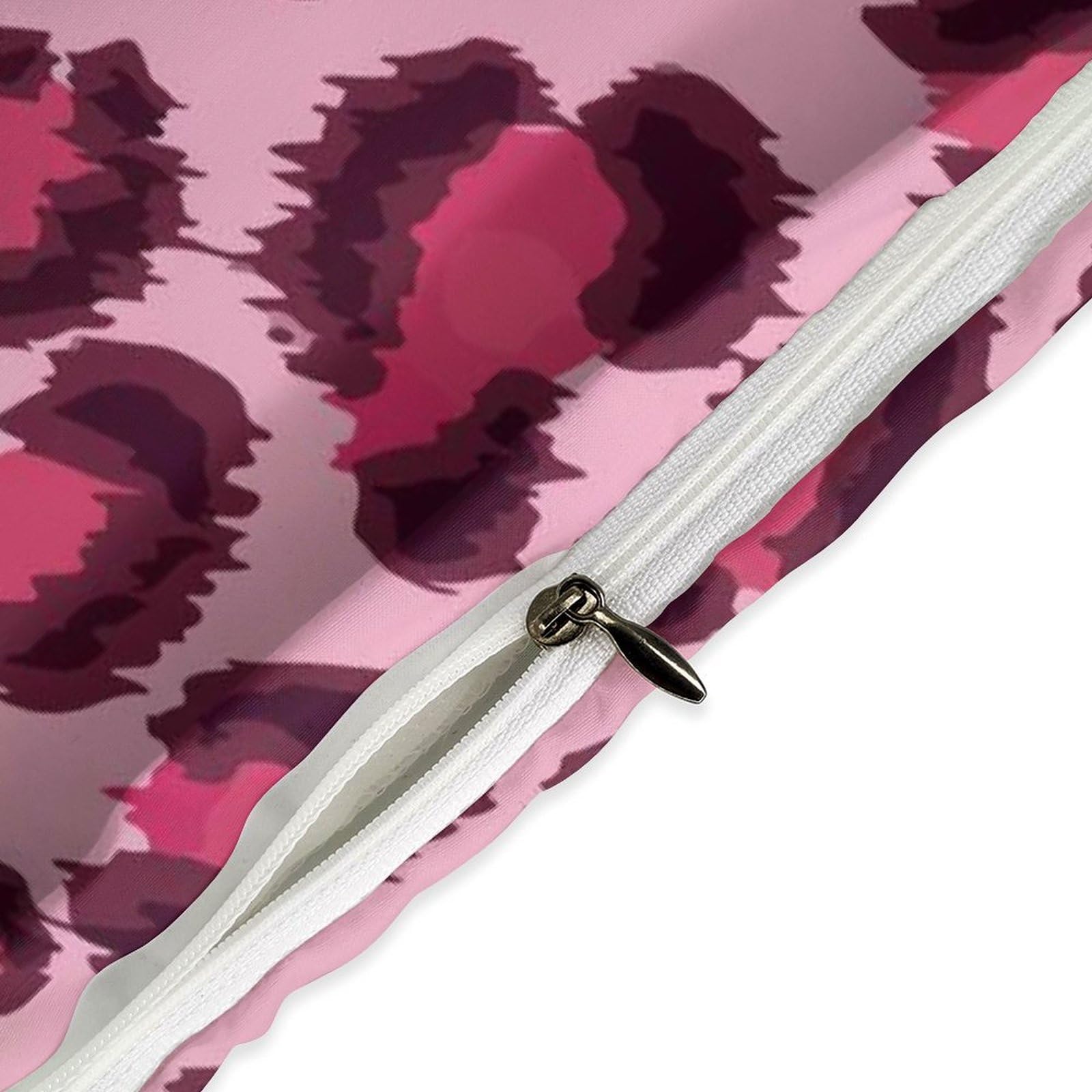 Amazon｜布団カバー 3点セット レオパード柄 豹柄 ヒョウ柄 ピンク