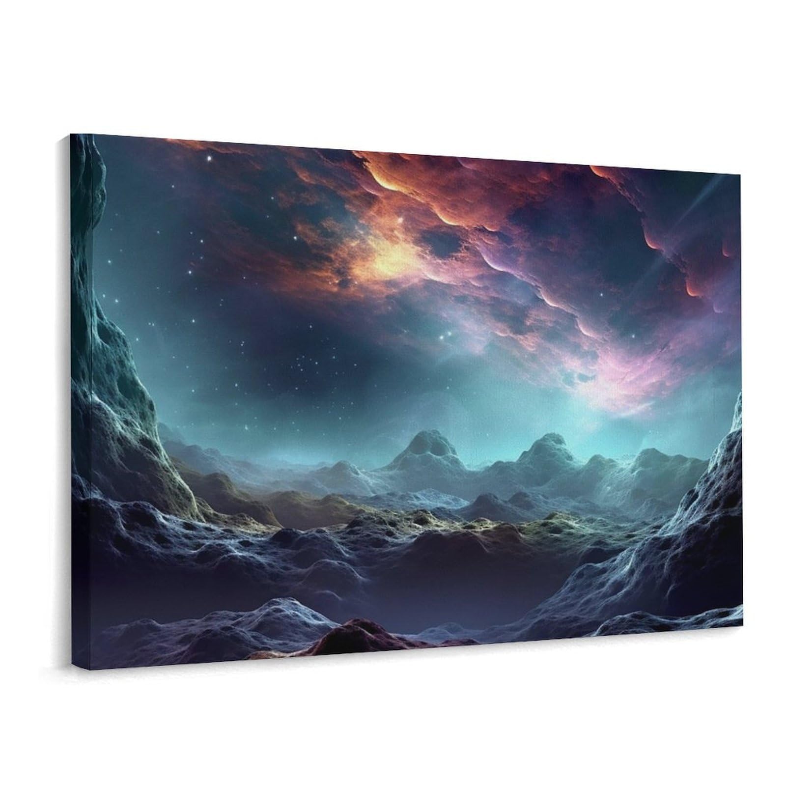 Canvas Wall Art for Living Room Prints Aesthetic Poster Canvas Paintings Prints Graphics Universe Space Pictures ArtWork Office Wall Decor Modern Abstract Wall Art for Bedroom Home Decor 30x40 Cm