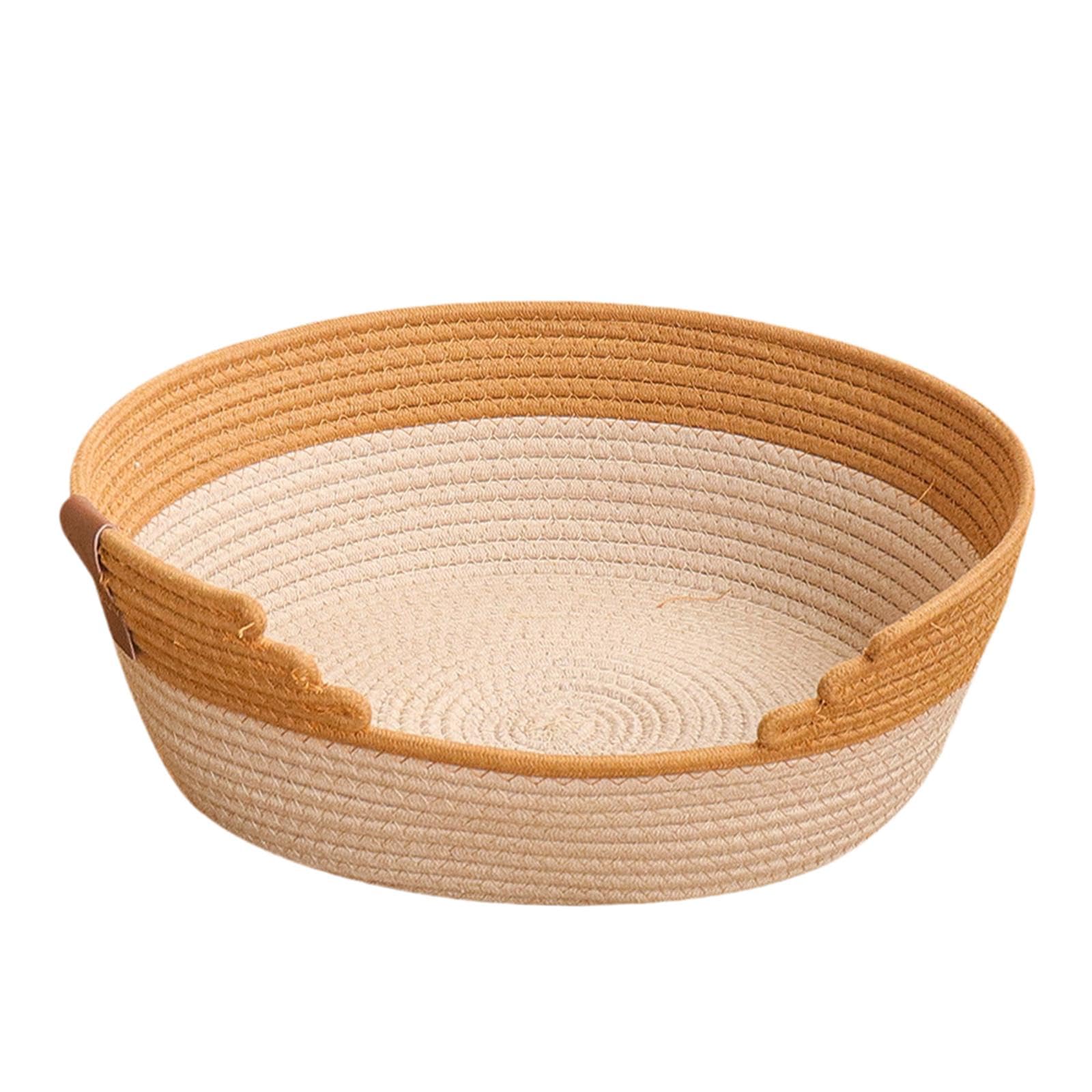 Panier de lit pour chat résistant à l'usure en corde tressée XL Sharplace