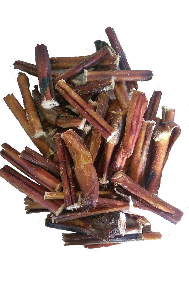 Express Pet Supplies 1kg (Approx 70-80) Thin/Various Thickness Pizzles Pack, 100% Natural Dog Treat Chew