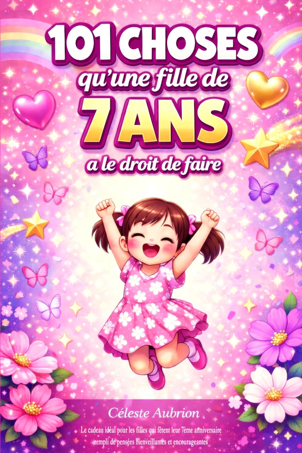 101 choses qu'une fille de 7 ans a le droit de faire: Le cadeau idéal pour les filles qui fêtent leur 7ème anniversaire – rempli de pensées bienveillantes et encourageantes (LIVRES FILLES 101 CHOSES)