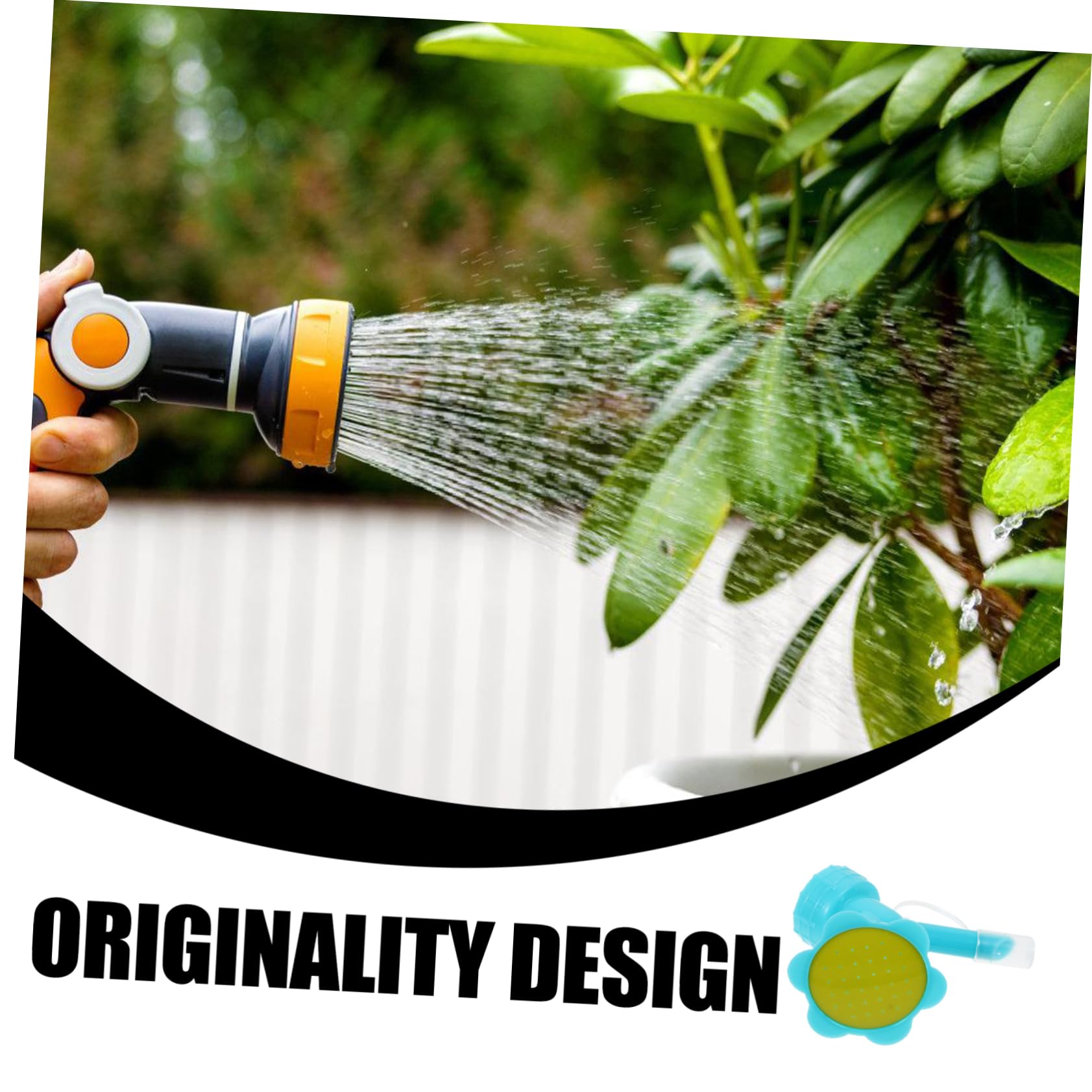 Spruzzatori per Irrigazione Piante 5 Pezzi in Plastica Blu Controllo Volume Acqua, Design Creativo, Attaccabili a Bottiglie, per Irrigazione Fiori in Famiglia