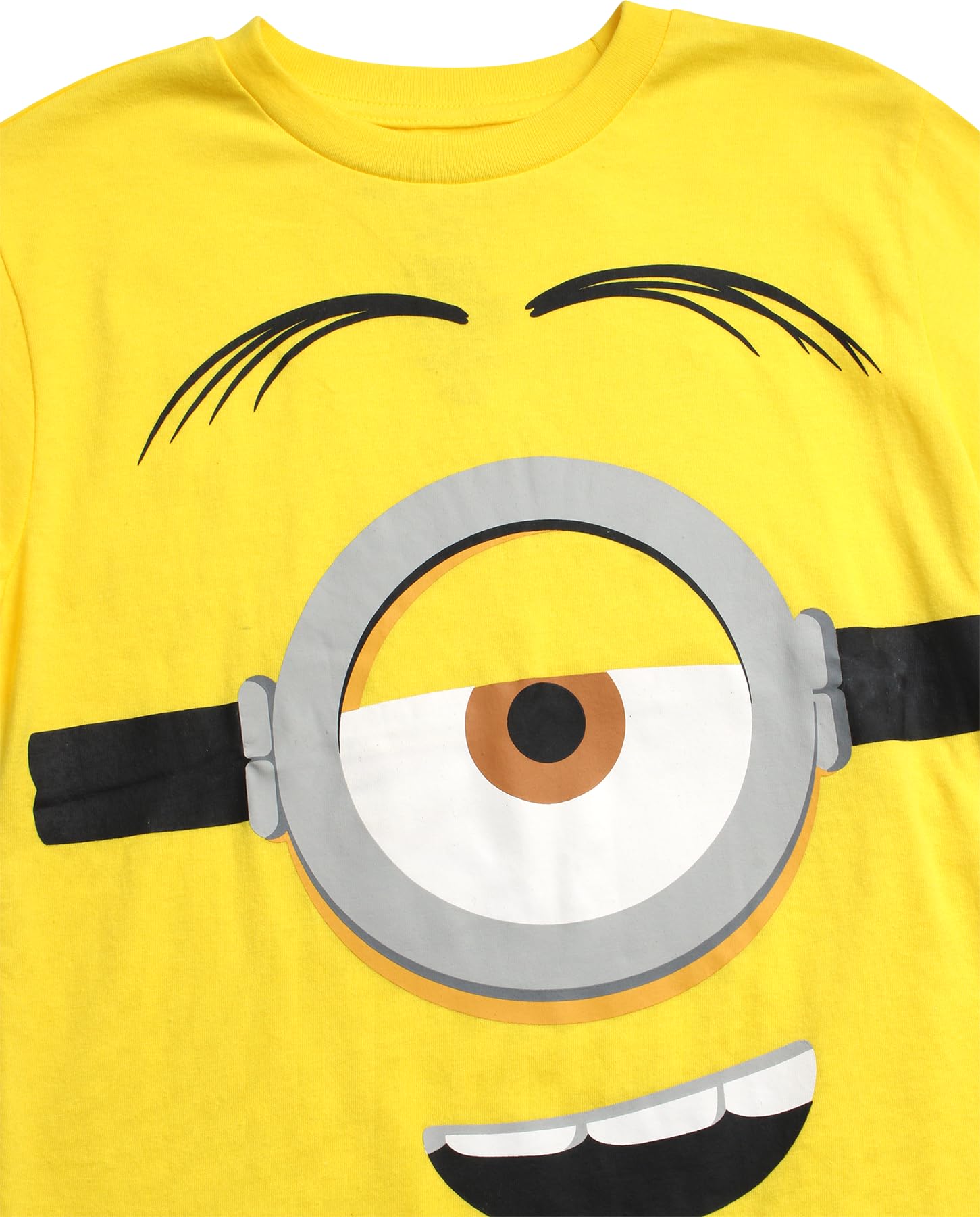 Minions Kevin Stuart Bob - Camicie da ragazzo - Confezione da 2 magliette a maniche corte con grafica per bambini e ragazzi (2T-16)