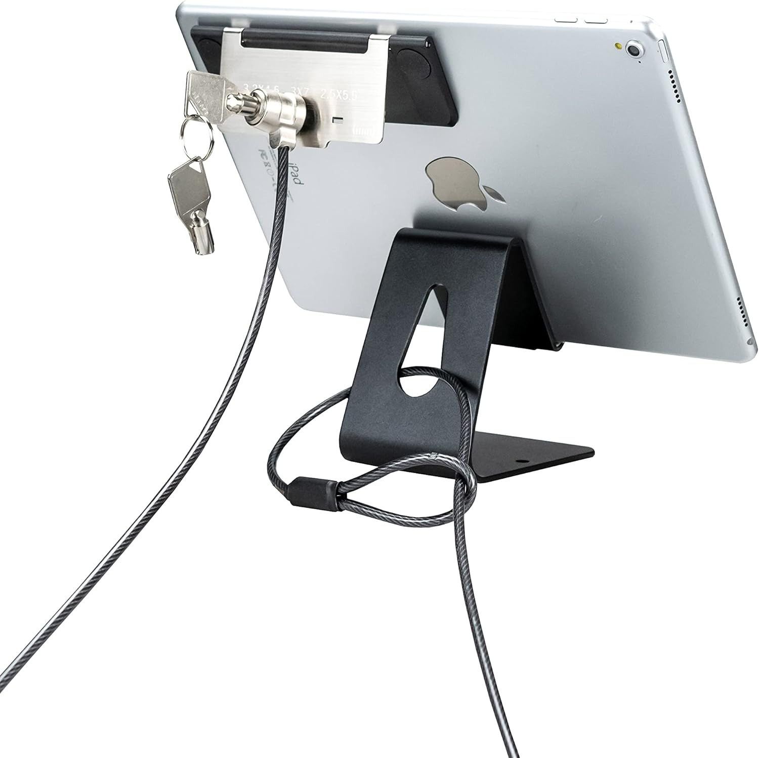 CTA Digital Tablet Security Kiosk Kit with Display Stand and Locking Cable - TAA Compliance