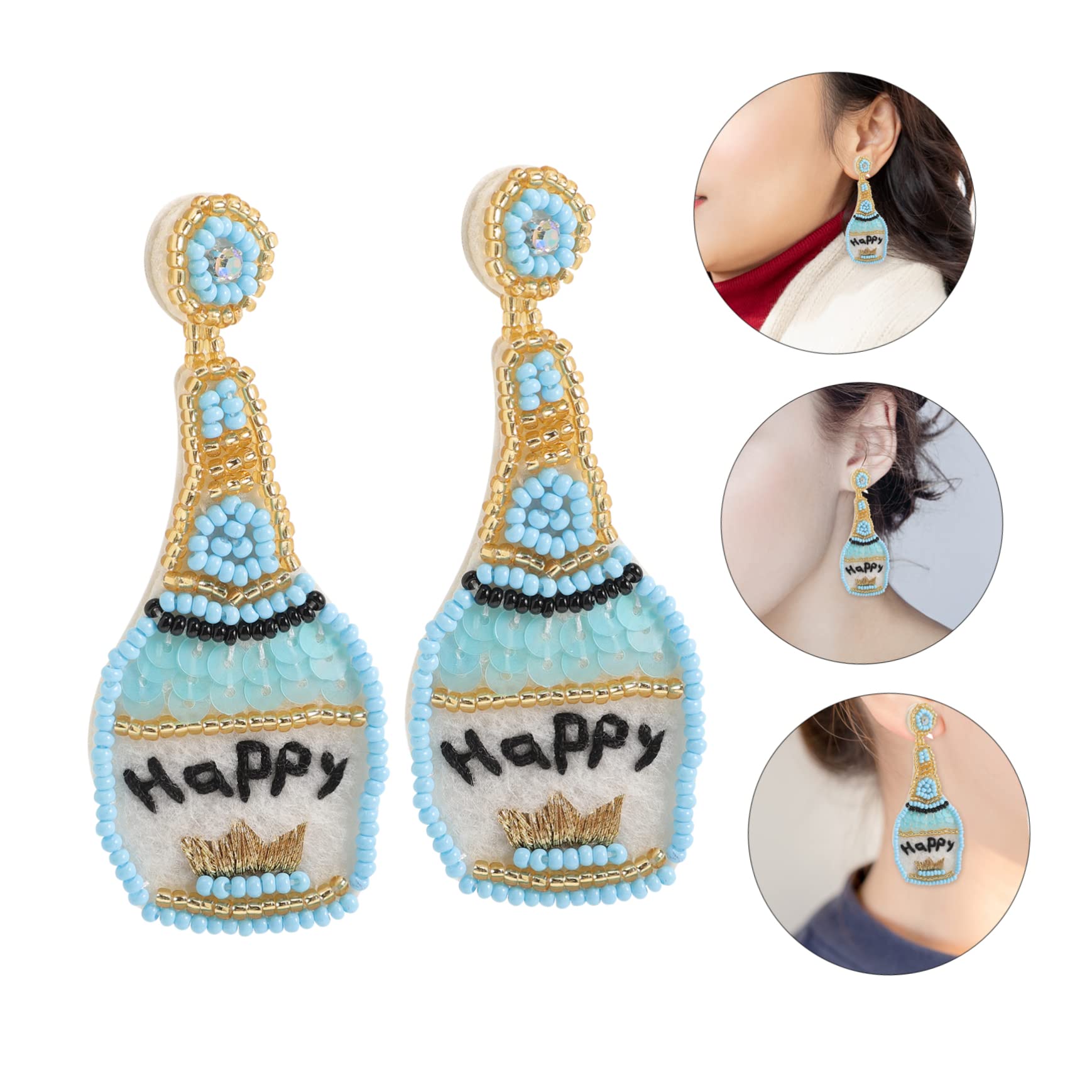 3pares Pendientes De Perlas Mano Para Mujer Joyería De Verano Elegante Aretes De Playa y Fiesta Accesorios De Moda Para Ocasiones