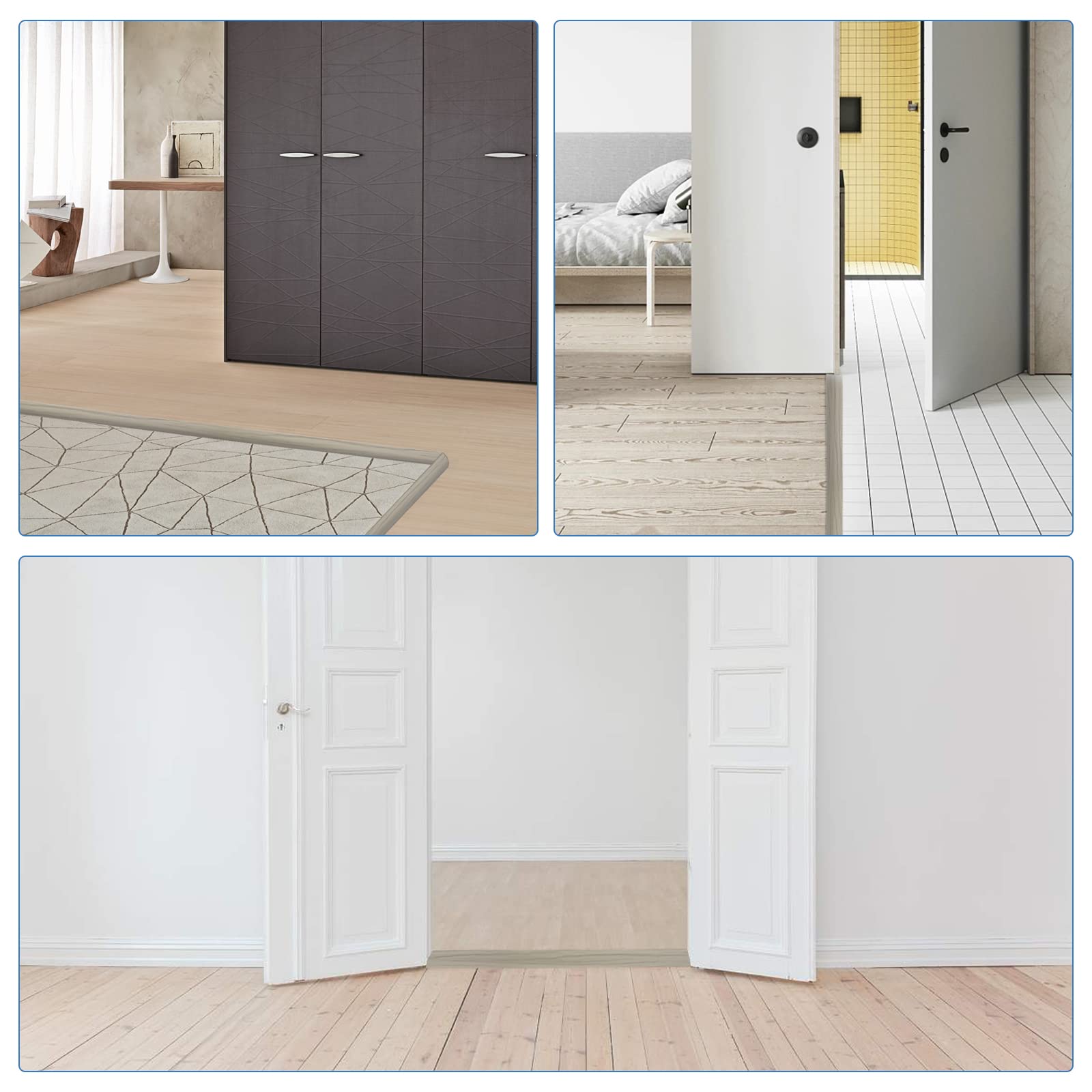 Battiscopa In MDF Bianco 120x15 Mm - Fibra Di Legno Compatto, 57.6 Ml, Facile Da Installare - Foto 11