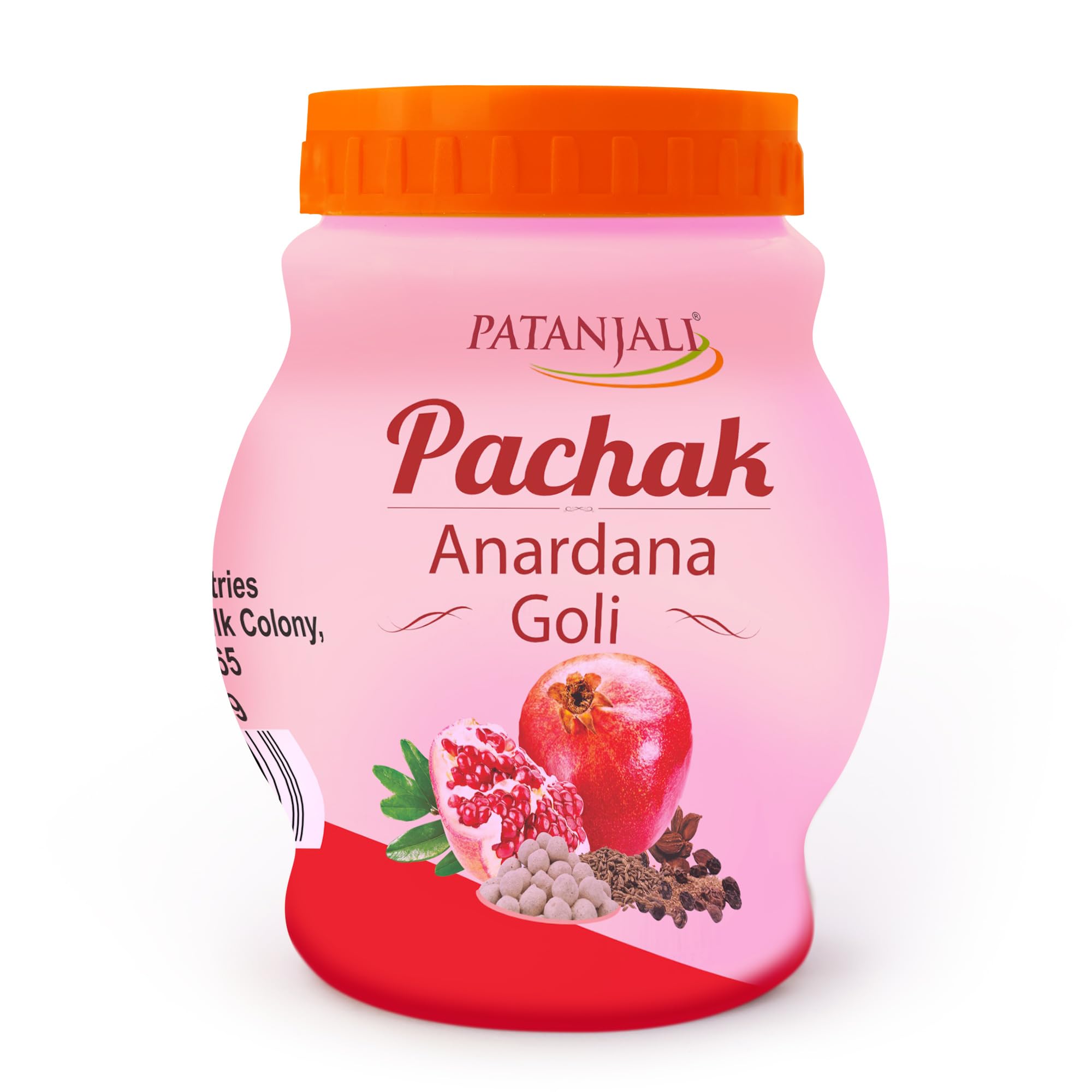 Patanjali Pachak Anardana Goli 100g Jar, Sweet & Sour Mouth Freshener, Mukhwas for Improved Digestion, Ayurvedic Herbal Remedy for Daily Wellness