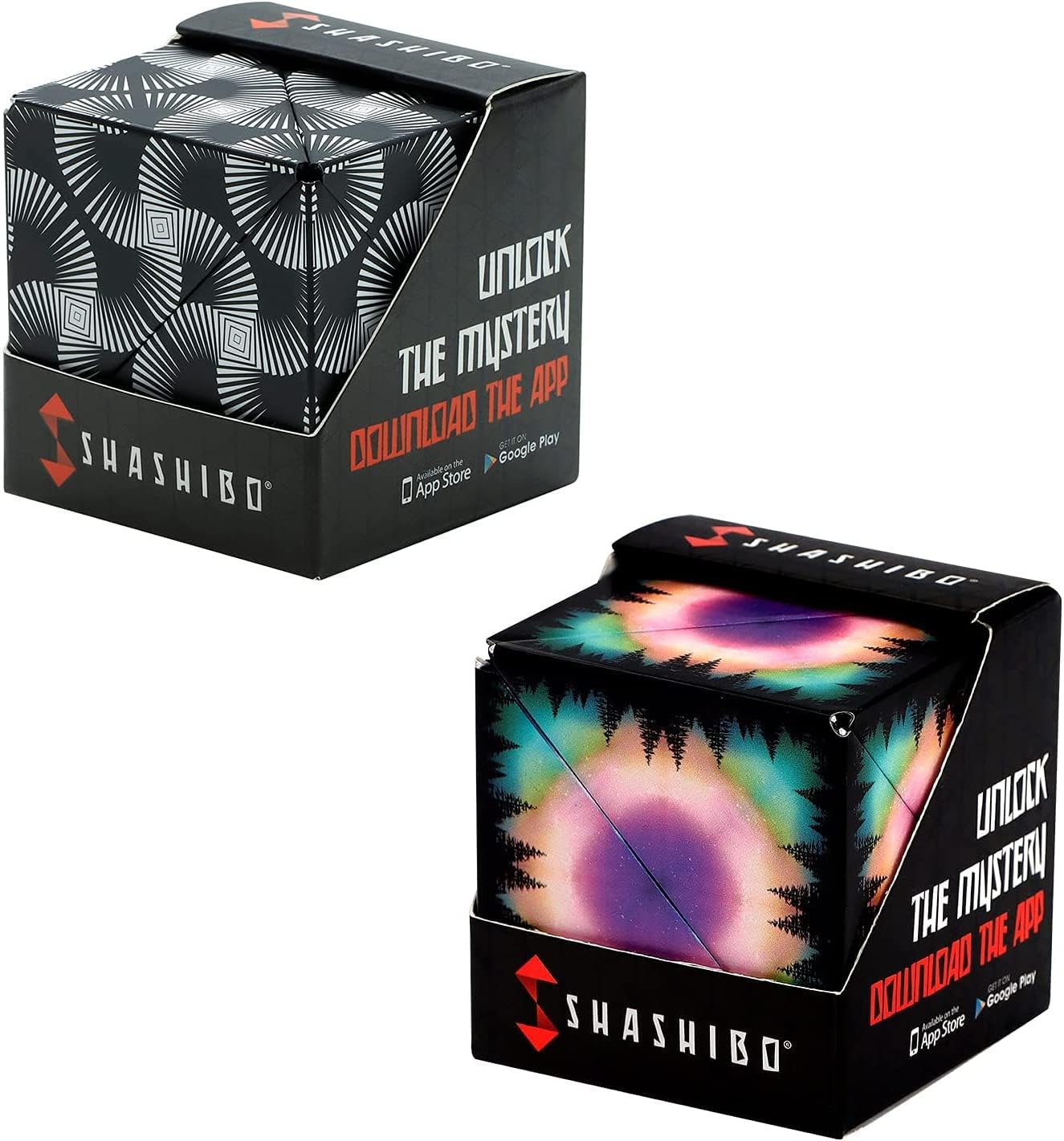 SHASHIBO Bundle of 2 - Moon and Black&White