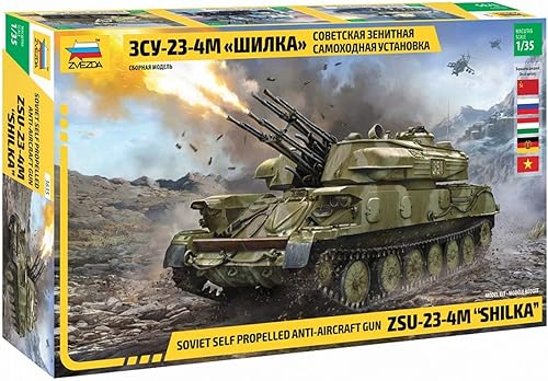 Báscula KIT Modelo Compatible con ZSU-23-4M SHILKA KIT 135 ZVEZDA Z3635