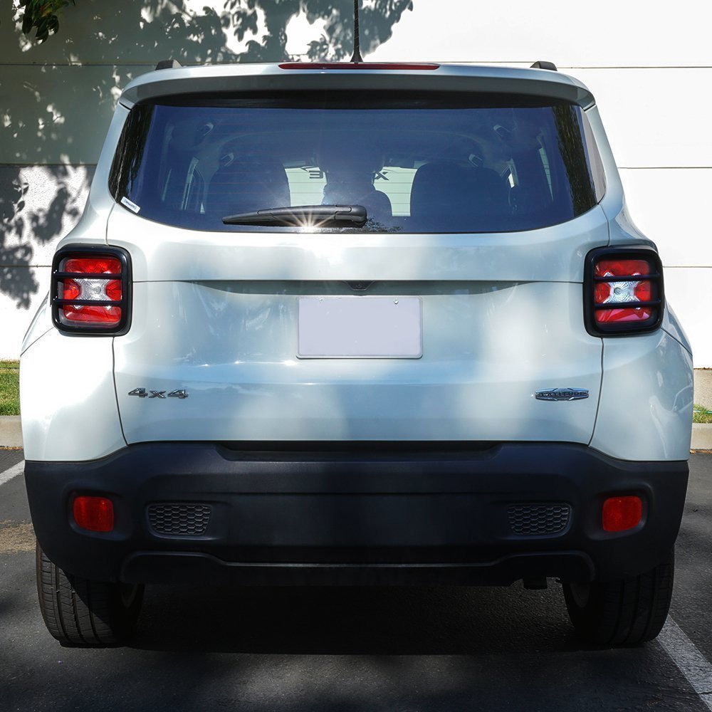 RENEGADE 2015 2016 2017 nero antiossidante metal fanalino fanale posteriore Protector Guard cover
