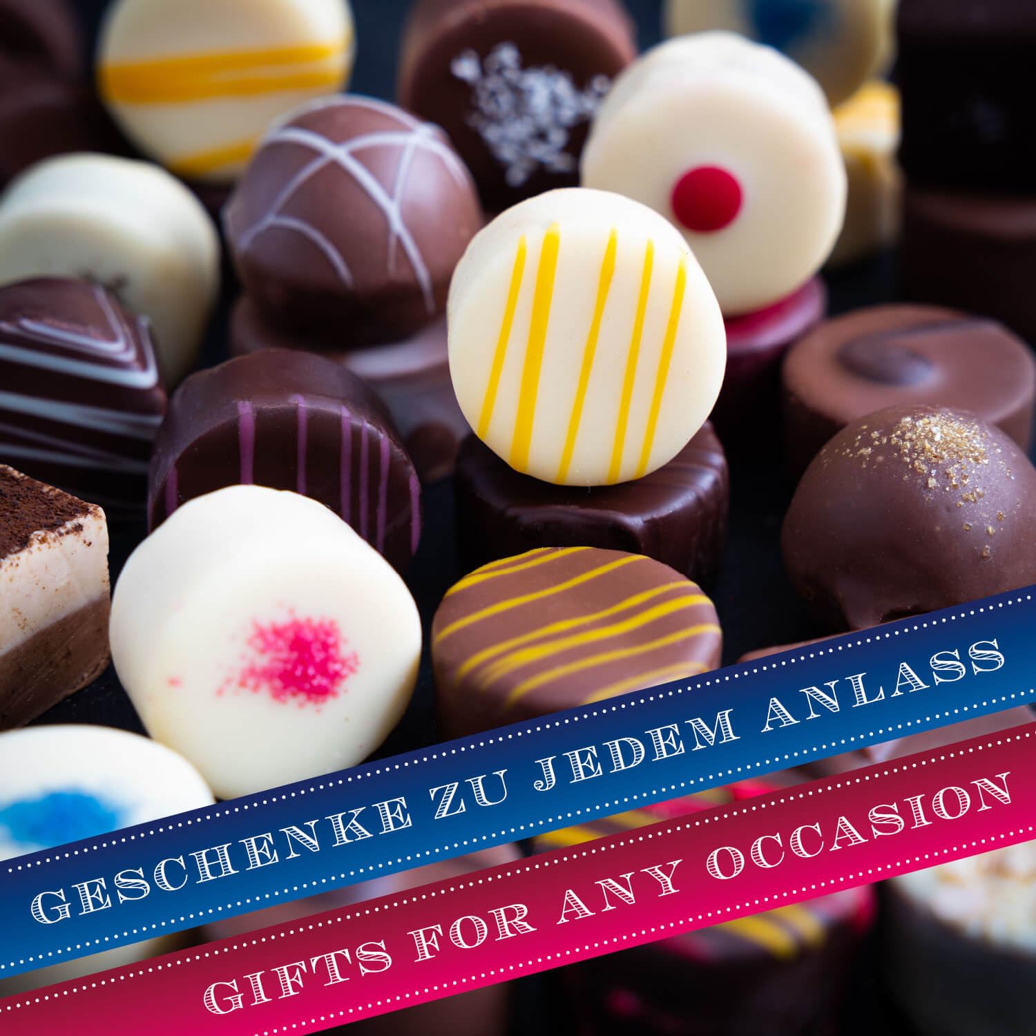 Hallingers Genuss Manufaktur Pralinen Muttertagsgeschenk - ohne Alkohol, handmade aus Edelkakao Doppelpack in wertiger Geschenkdose "Danke Mama & Da...", Geschenkidee für Mama Papa