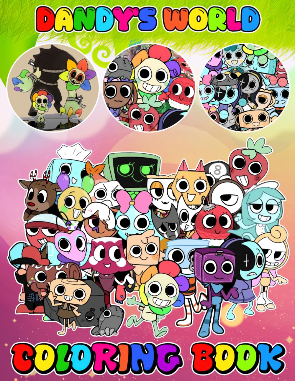 The Dan-dy'$ Coloring Book: A Jumbo Coloring for Kids Ages 4-7,8-12, Girls, and Adults | With +50 High Quality Coloring Pages for Stress Relief and Relaxation