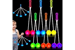 Liliful Glow in the Dark Clackers Set | Enhance Concentration and Coordination for Kids