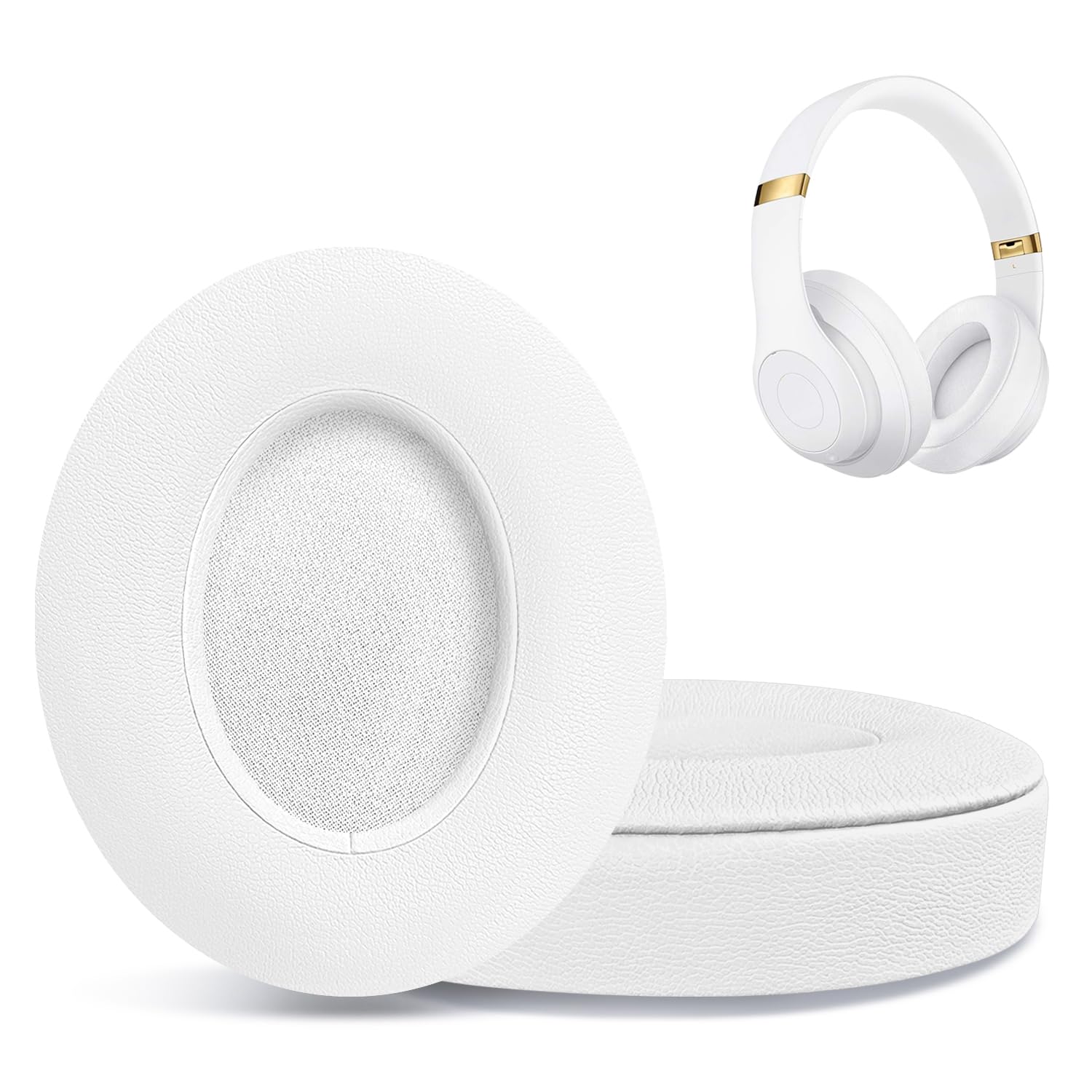 Replacement Ear Pads for Beats Studio 2 & Studio 3 Wired & Wireless Headphones, Ear Cushions, Headset Earpads, Ear Cups Cover with Soft Protein