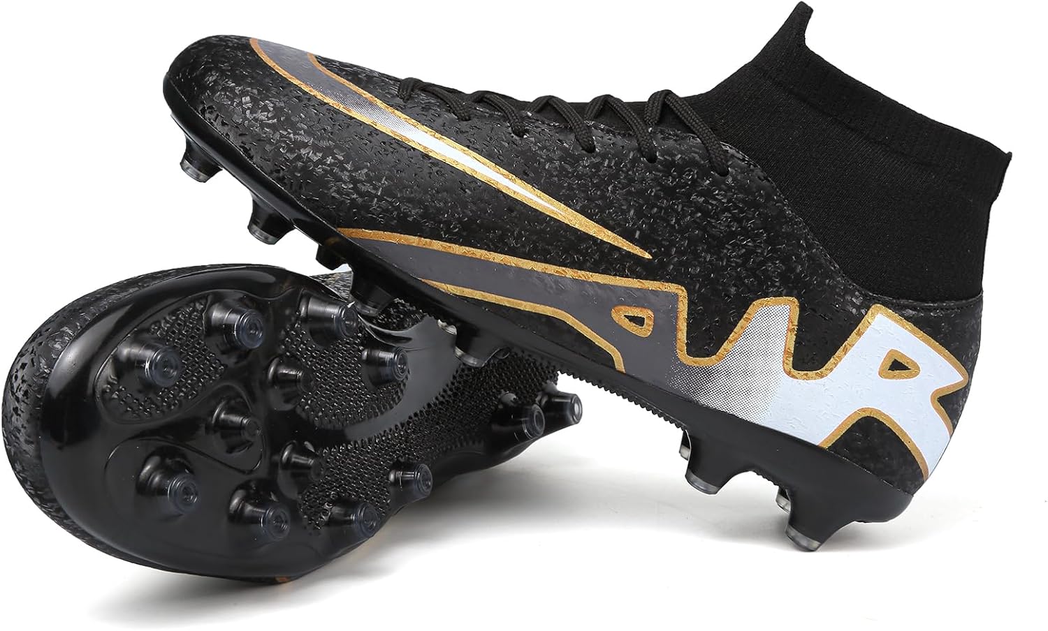 RDYLBU Mens Soccer Cleats Womens Football Cleats Youth