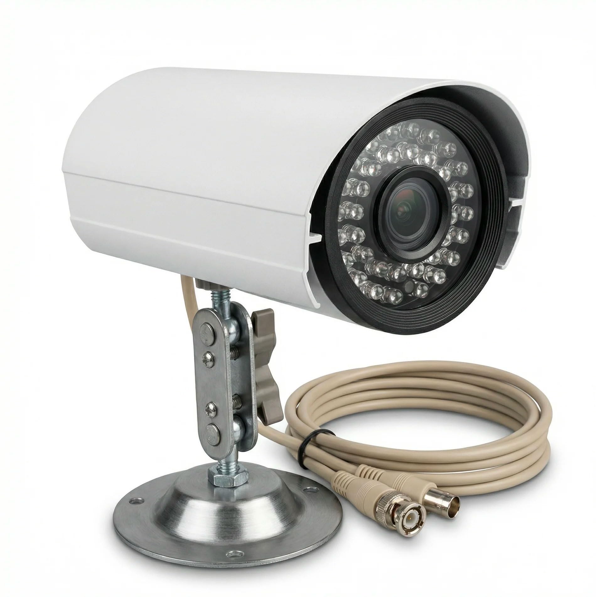 081 store - KIT VIDEOSORVEGLIANZA COMPLETO - TELECAMERA + MONITOR 7 POLLICI 2 CANALI + CAVO 30 METRI