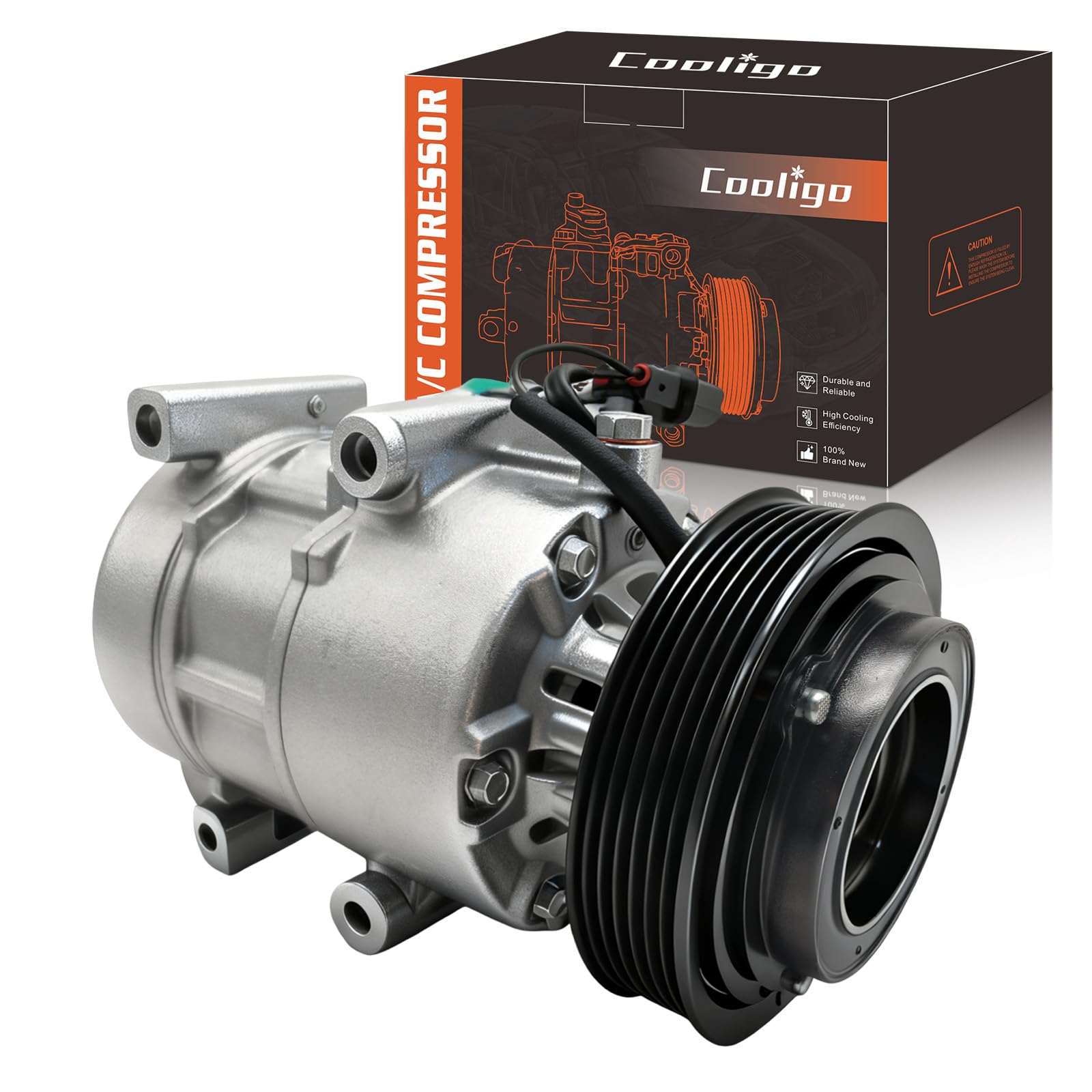 AC Compressor w/Clutch Compatible With Hyundai Tucson 2.4L 2010-2015