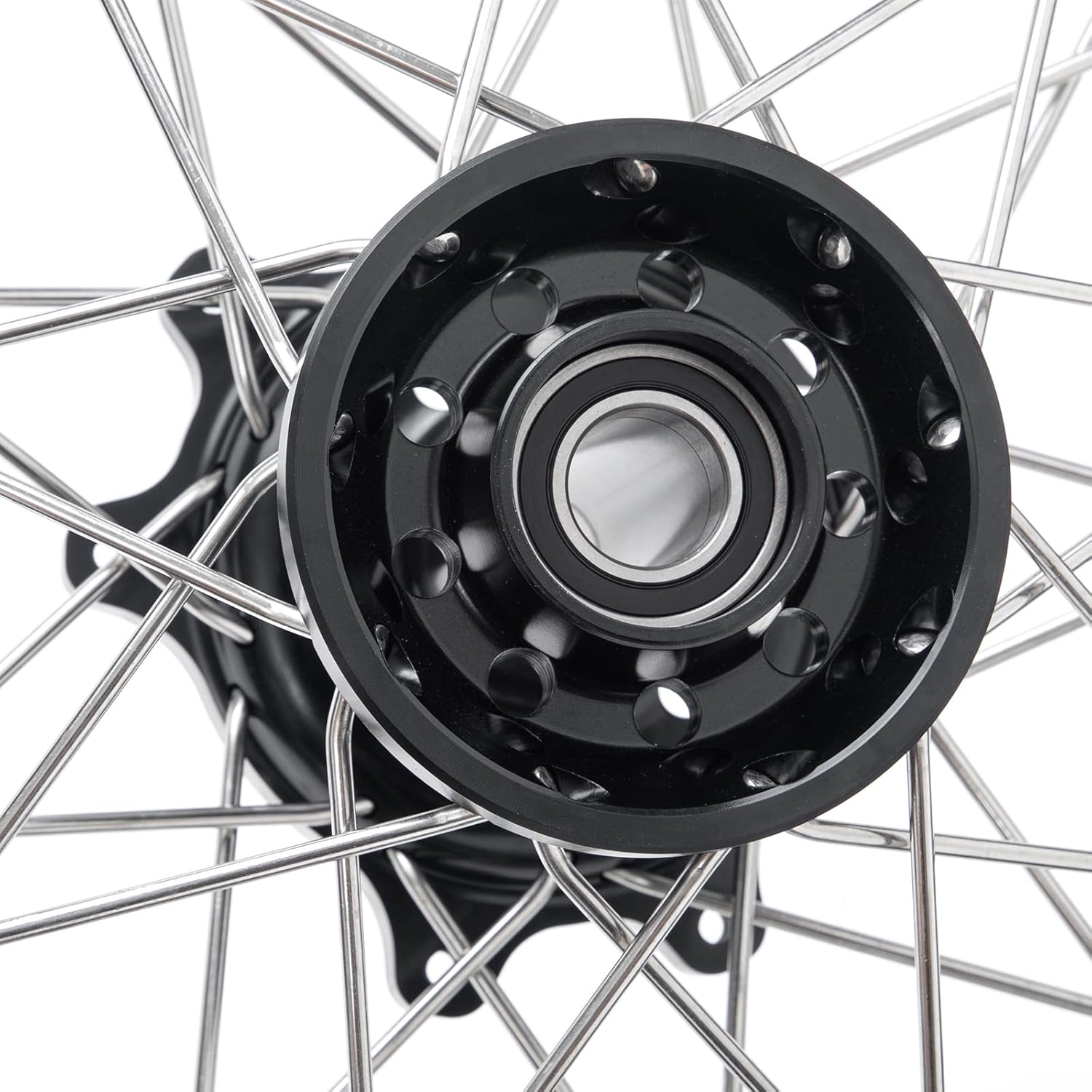 TOFR 17"x3.5" 17"x4.25" Front Rear Spoke Wheels Rims Hubs for Surron Ultra Bee Black