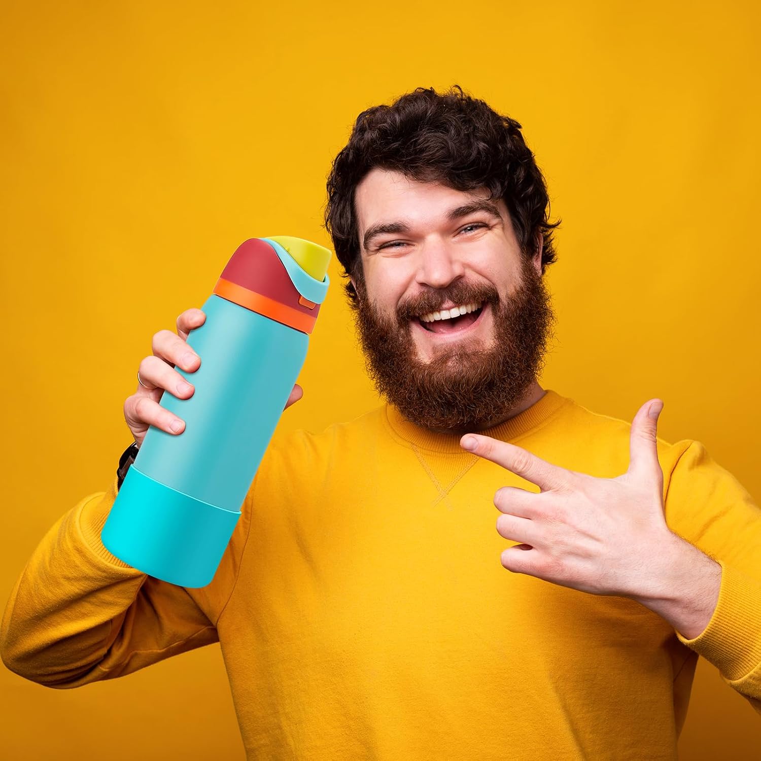 2PCS Silicone Water Bottle Boot for Owala 24oz 32oz 40oz, Protective Bottom Bumper Anti-Slip Sleeve for FreeSip, Twist, and Flip Stainless Steel Bottles, Dishwasher Safe and BPA Free - Image 6