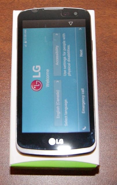 LG K4, 4.5" LCD - 8GB, K121, Black (Unlocked) Android 5.0, 4G LTE, Smartphone