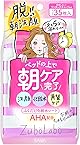 ズボラボ 朝用ふき取り化粧水シート さっぱりタイプ ふきとり(洗顔+化粧水+角質ケア) 朝用 さっぱり 35枚 (x 1)