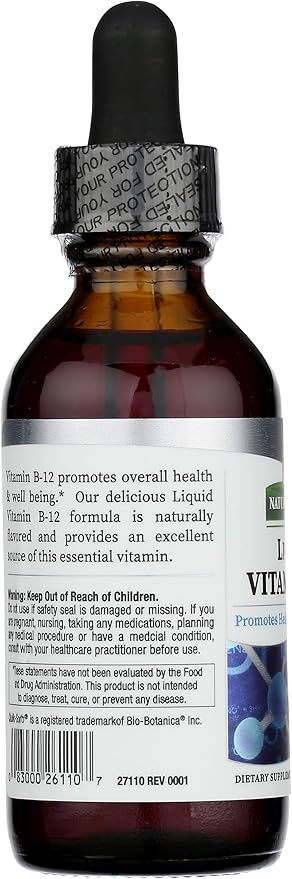 Nature's Answer Liquid Vitamin B-12 2 oz miniatura 5