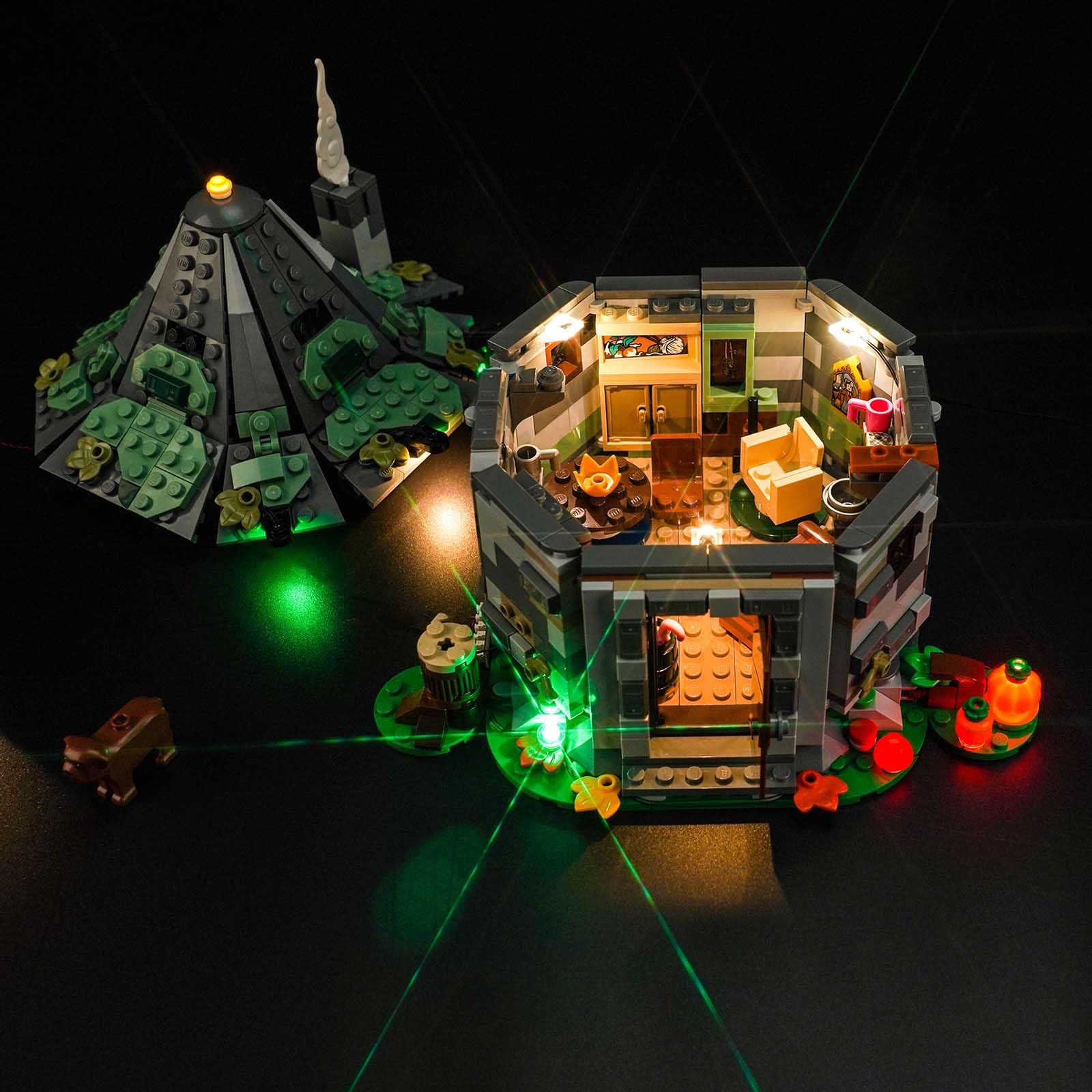 Hagrid's Hat - Set di luci a LED per tour inaspettato - Kit di illuminazione decorativa per Lego - 4