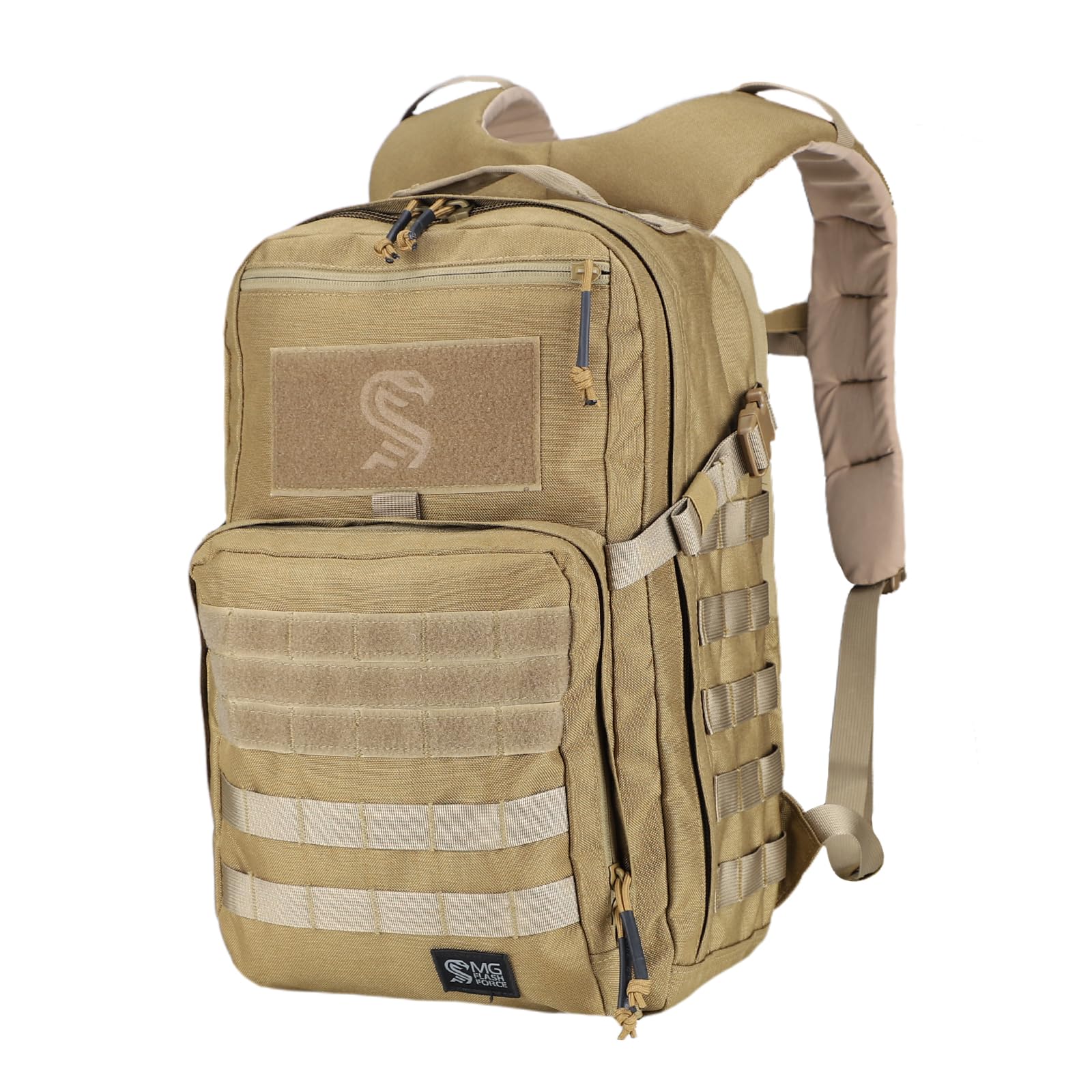 MGFLASHFORCE Molle Mochila Tactica Militar Policial Militares Hombre 30L, Compartimento De Computadora Portátil De 15.6"