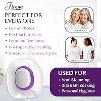 Vista 3 de Bañera de asiento para alivio de hemorroides, lavabo plegable para asiento de inodoro, ideal para cuidado posparto, remojo e higiene perineal