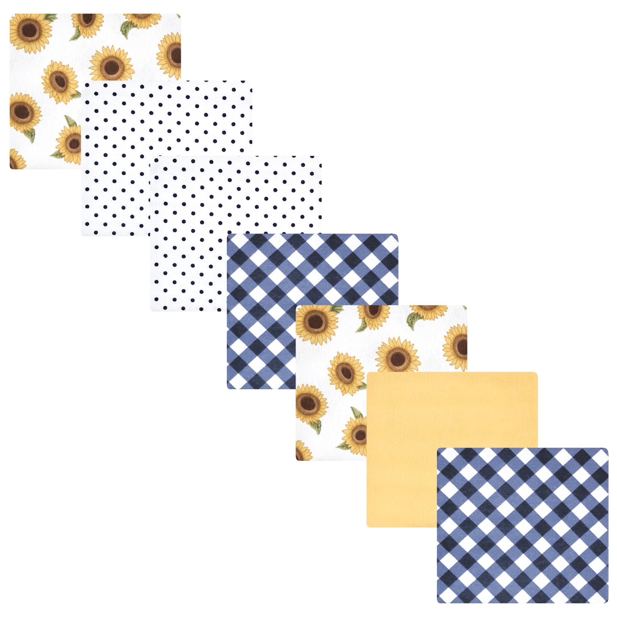 Luvable Friends Little Treasure Flannel Receiving Blankets 7pk